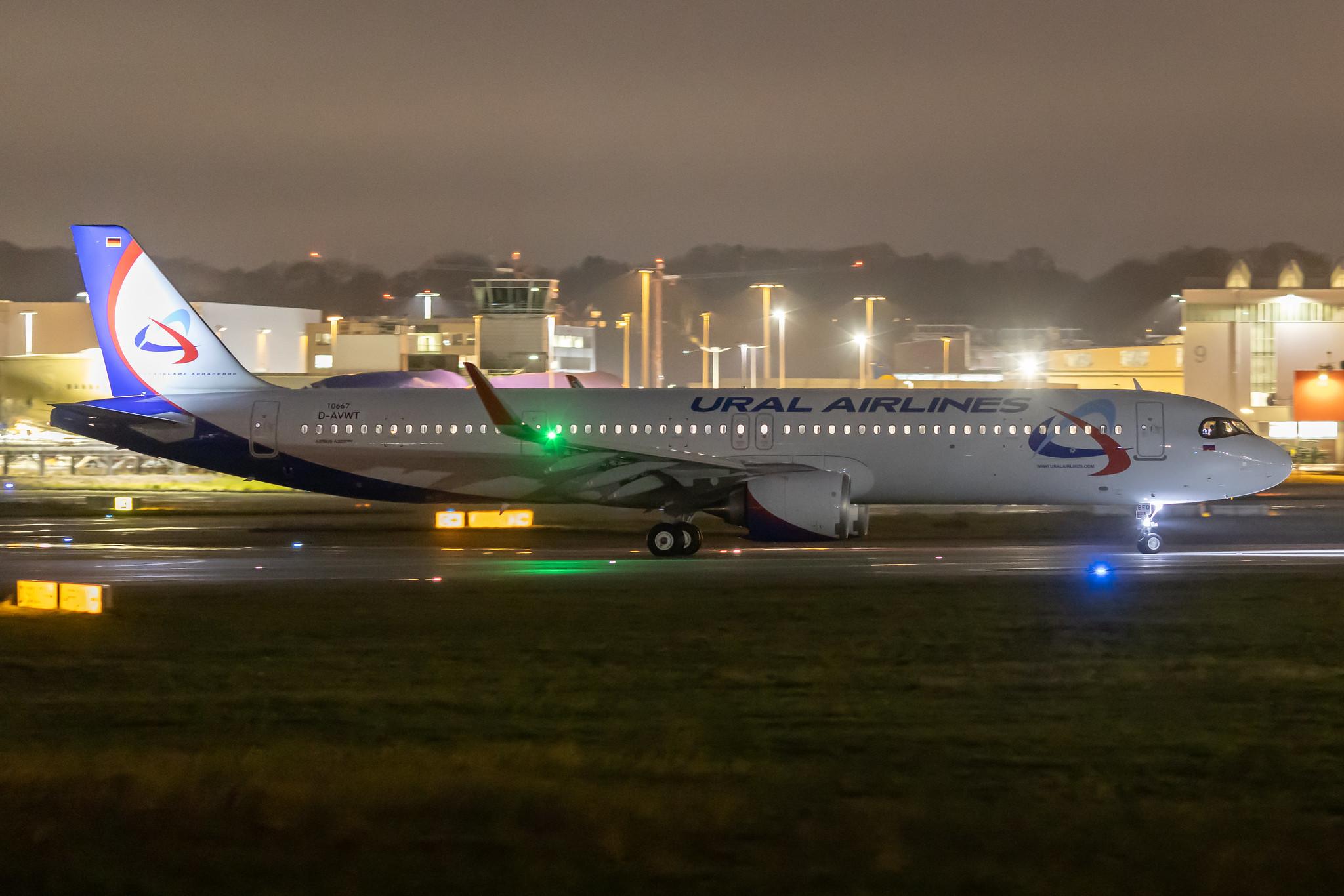 Hamburg Finkenwerder: Ural Airlines (U6 / SVR) | Airbus A321-251NX A21N | D-AVWT (VO-BFO) | MSN 10667