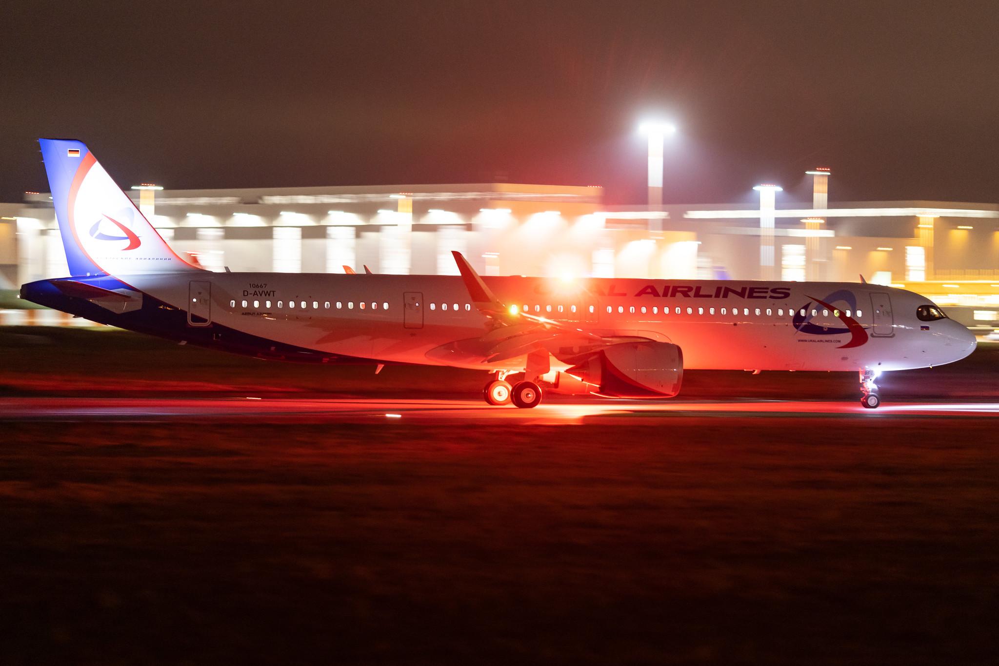 Hamburg Finkenwerder: Ural Airlines (U6 / SVR) | Airbus A321-251NX A21N | D-AVWT (VO-BFO) | MSN 10667