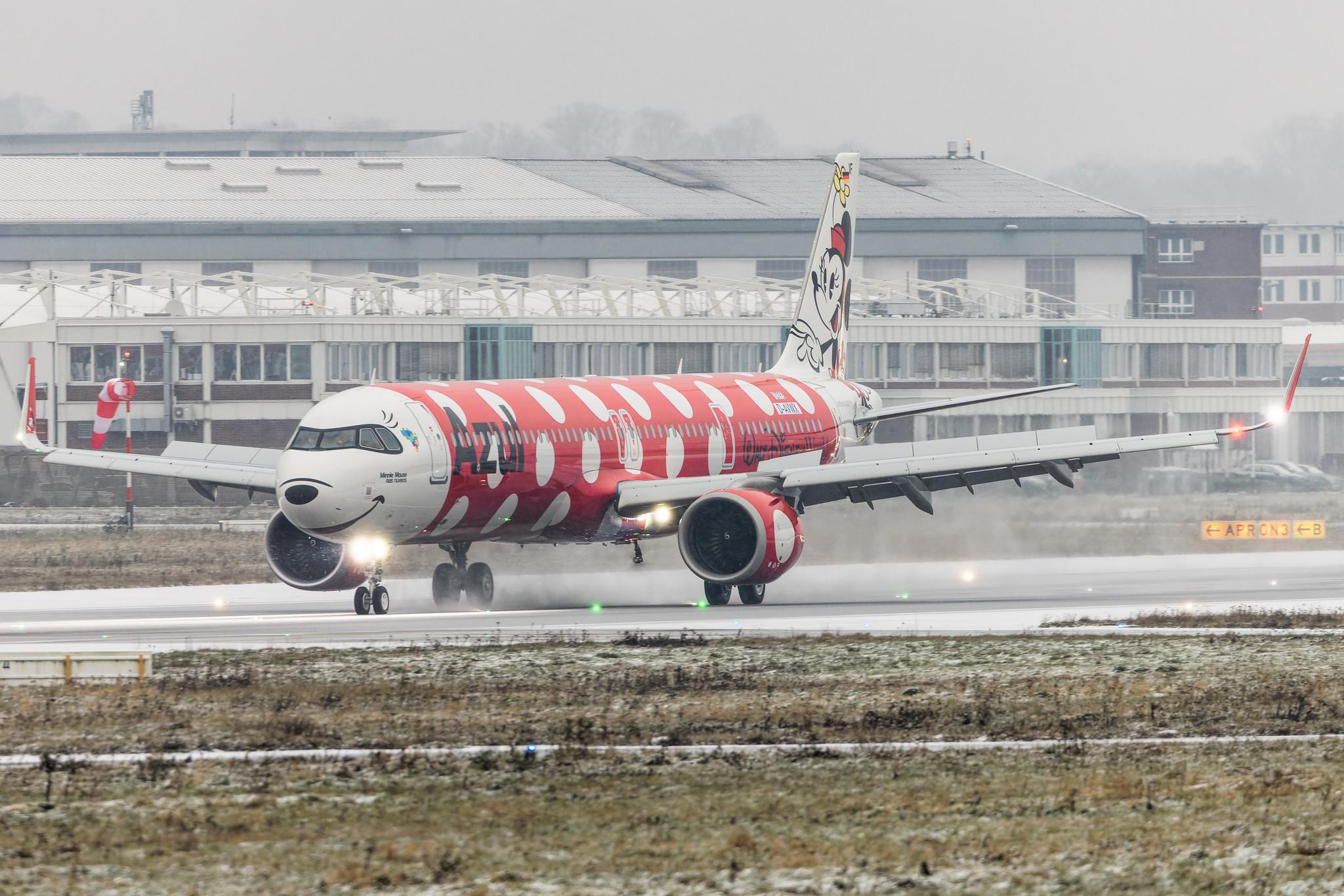 Hamburg Finkenwerder: Azul Linhas Aéreas Brasileiras  (AD / AZU) | Livery: Minnie Mouse - Walt Disney World | Airbus A321-251NX A21N | D-AVWX (PR-YJF) | MSN 10793