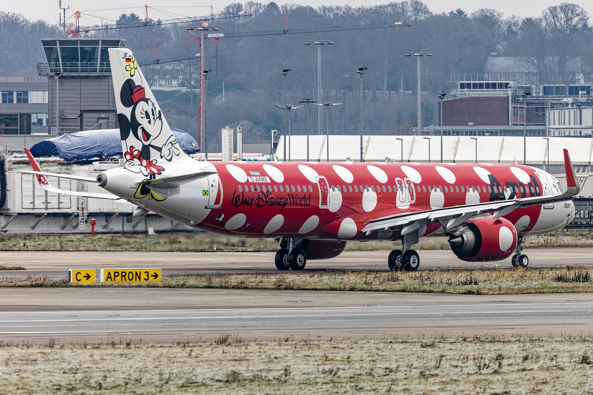 Hamburg Finkenwerder: Azul Linhas Aéreas Brasileiras  (AD / AZU) | Livery: Minnie Mouse - Walt Disney World | Airbus A321-251NX A21N | D-AVWX (PR-YJF) | MSN 10793