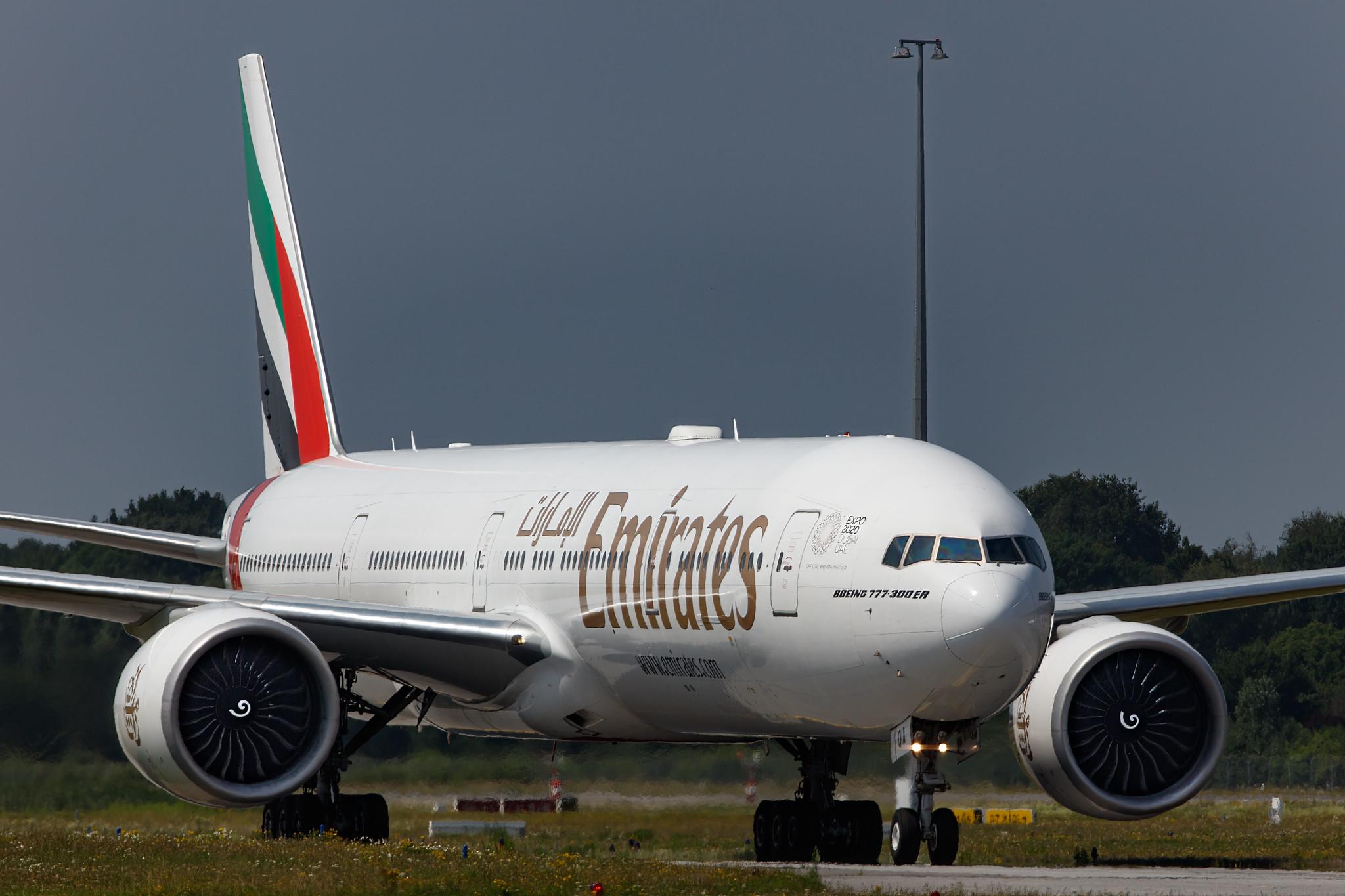 Hamburg Airport: Emirates (EK / UAE) |  Boeing 777-31H(ER) B77W | A6-EQA | MSN 42346
