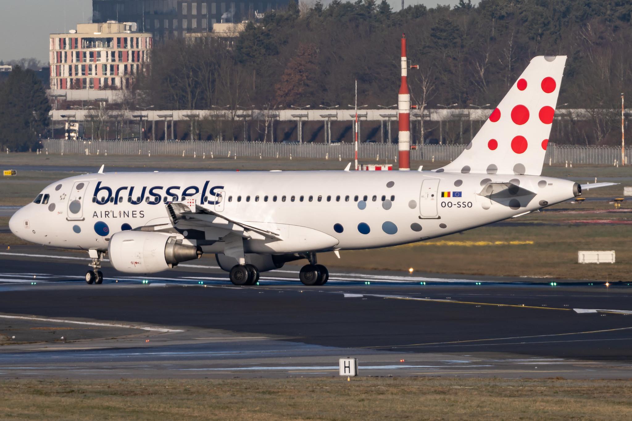 Hamburg Airport: Brussels Airlines (SN / BEL) |  Airbus A319-111 A319 | OO-SSO | MSN 2287