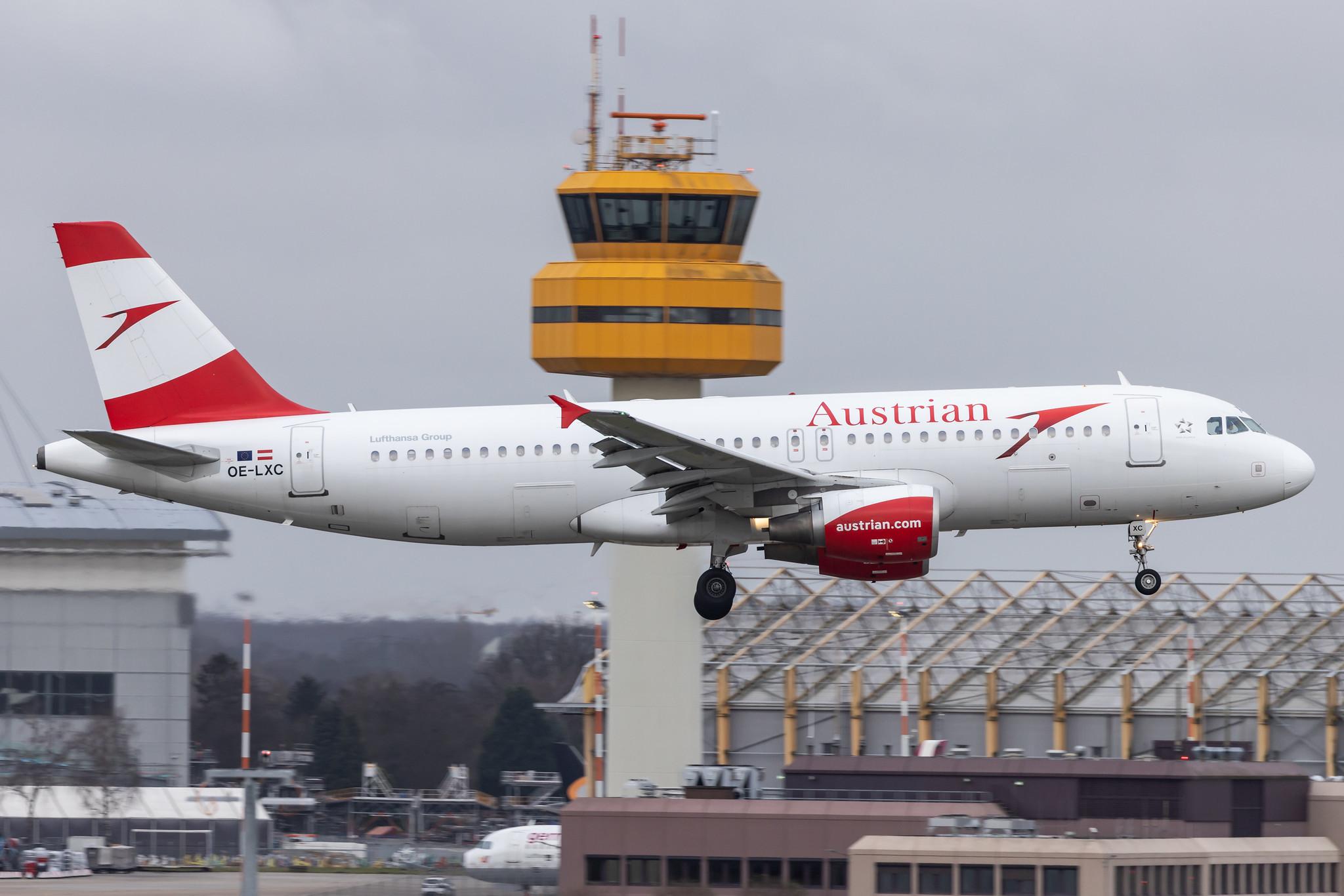 Hamburg Airport: Austrian Airlines (OS / AUA) |  Airbus A320-216 A320 | OE-LXC | MSN 3502
