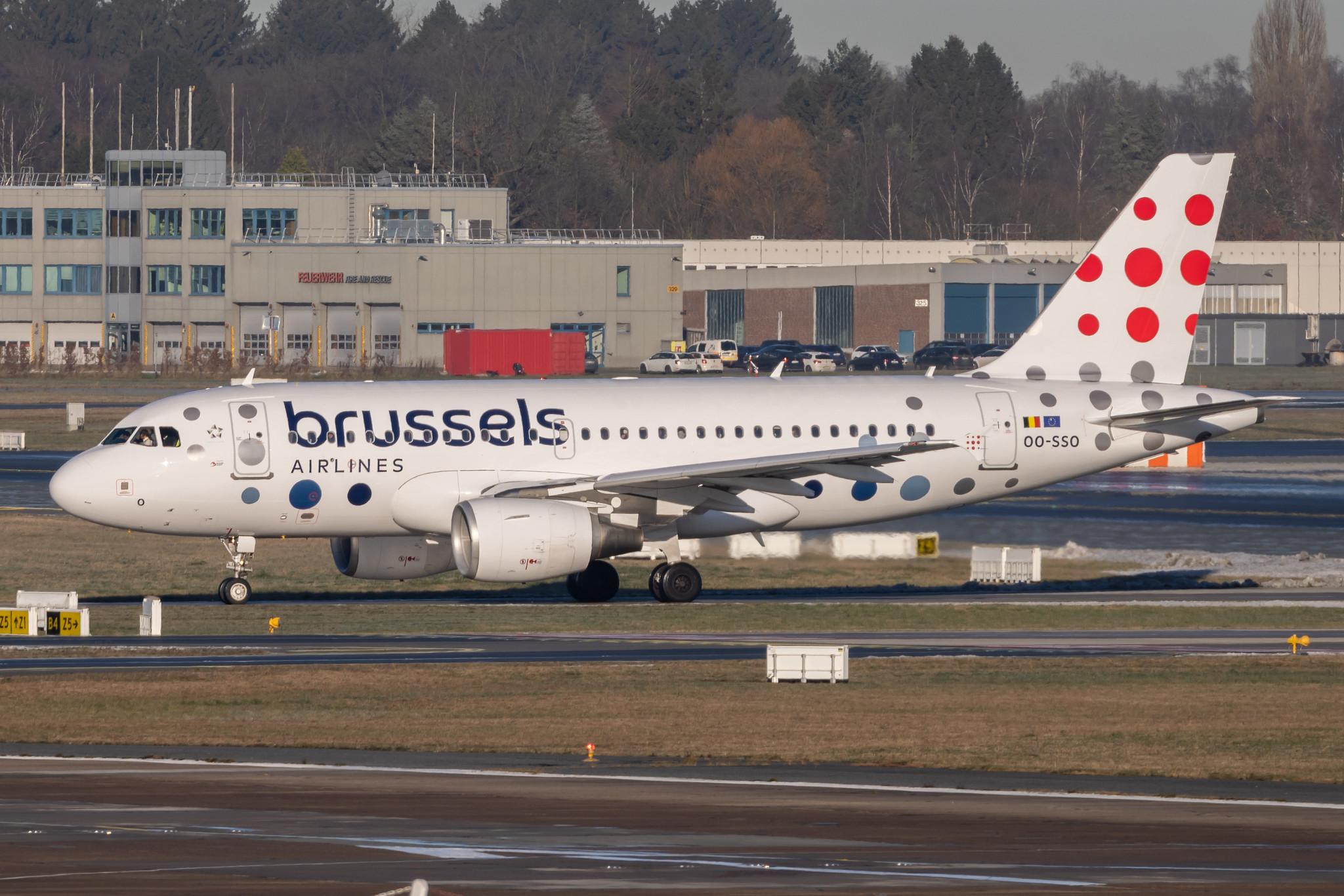 Hamburg Airport: Brussels Airlines (SN / BEL) |  Airbus A319-111 A319 | OO-SSO | MSN 2287