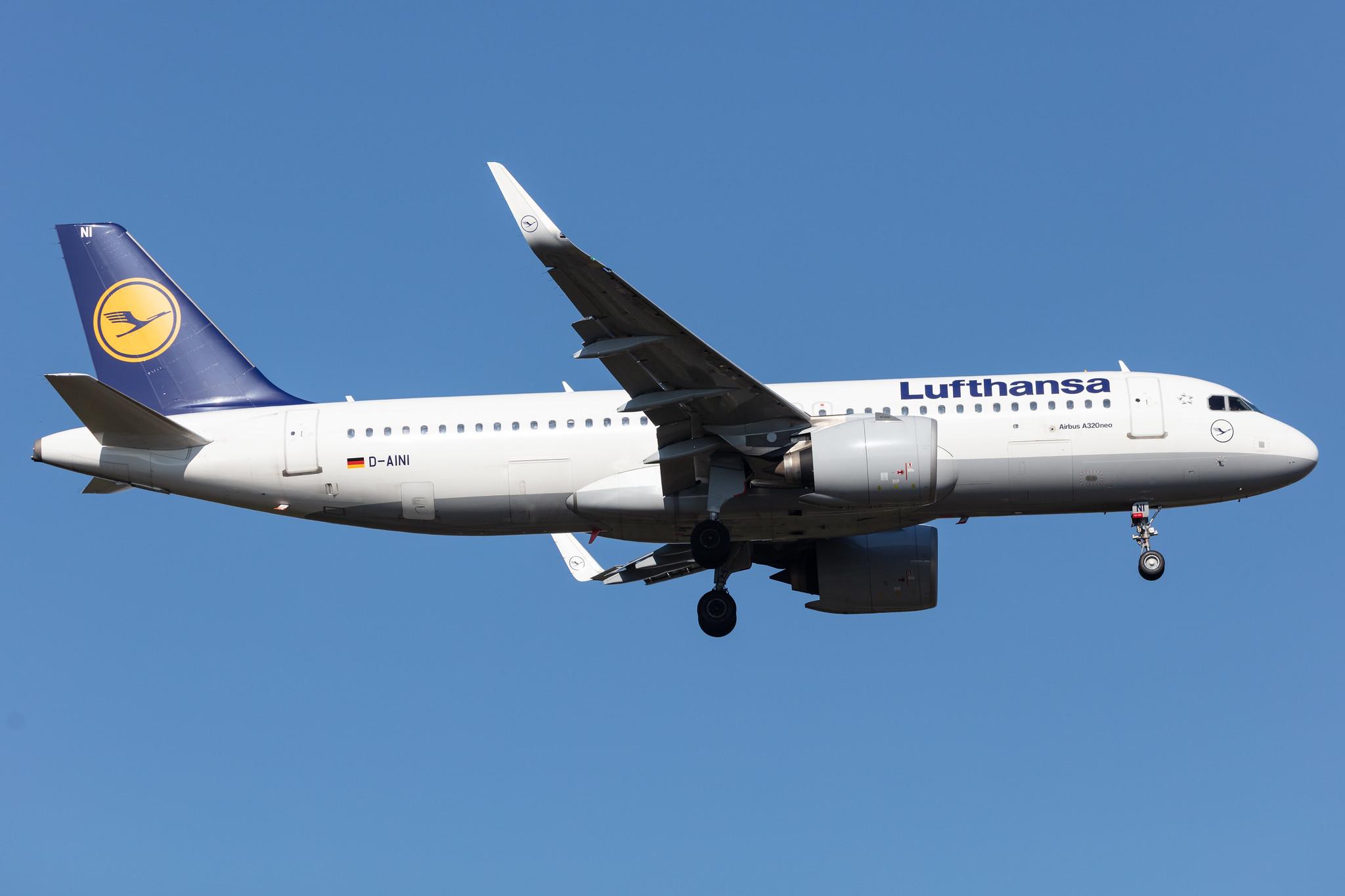 Frankfurt Airport: Lufthansa (LH / DLH) |  Airbus A320-271N A20N | D-AINI | MSN 7710