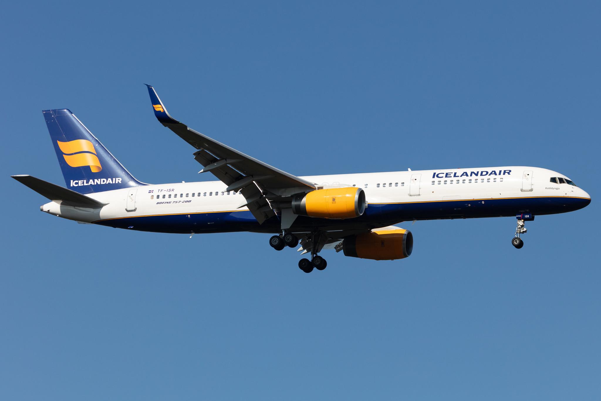 Frankfurt Airport: Icelandair (FI / ICE) |  Boeing 757-256 B752 | TF-ISR | MSN 26248