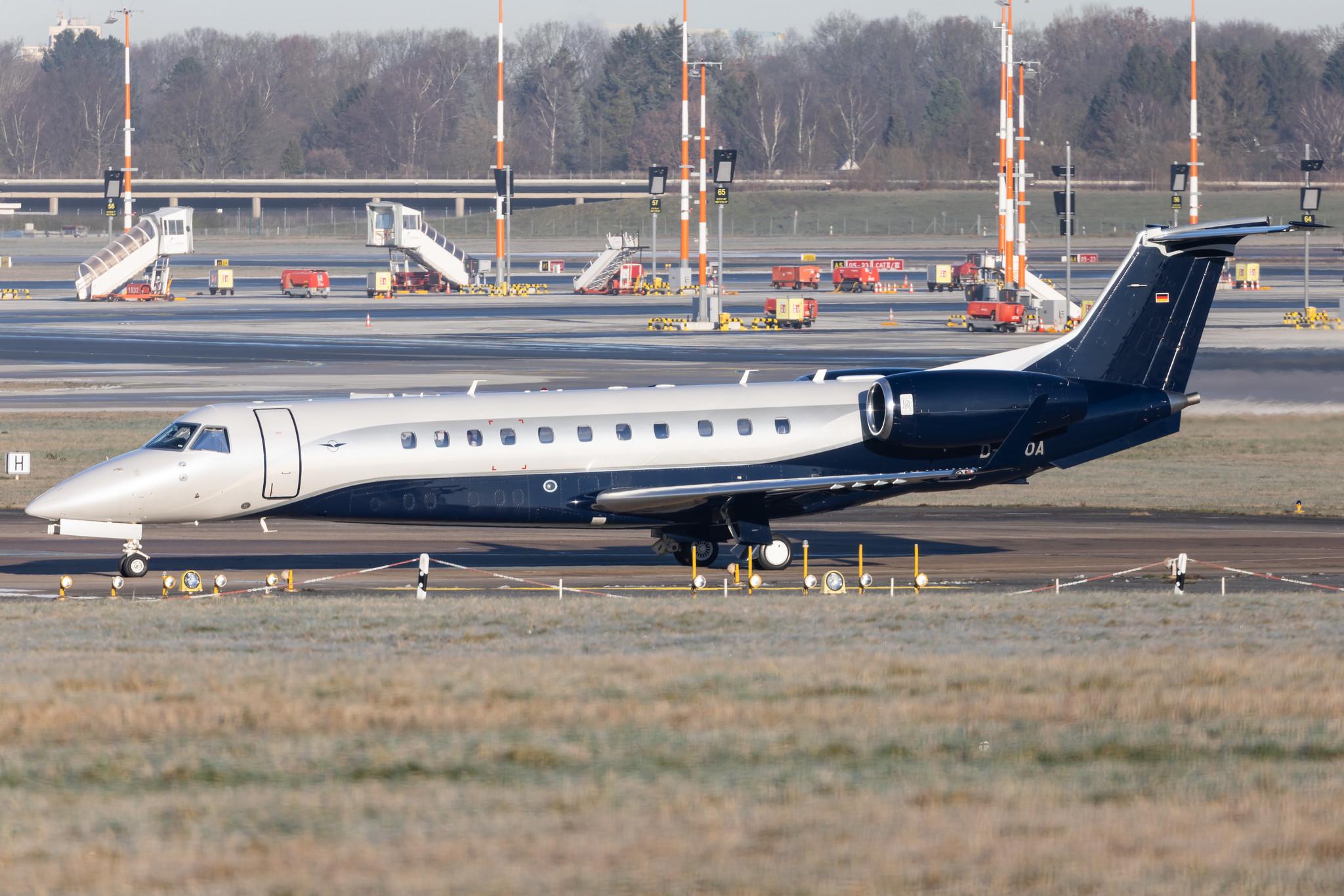 Hamburg Airport: Air Hamburg (/ AHO) |  Embraer Legacy 650 E35L | D-ALOA | MSN 14501223