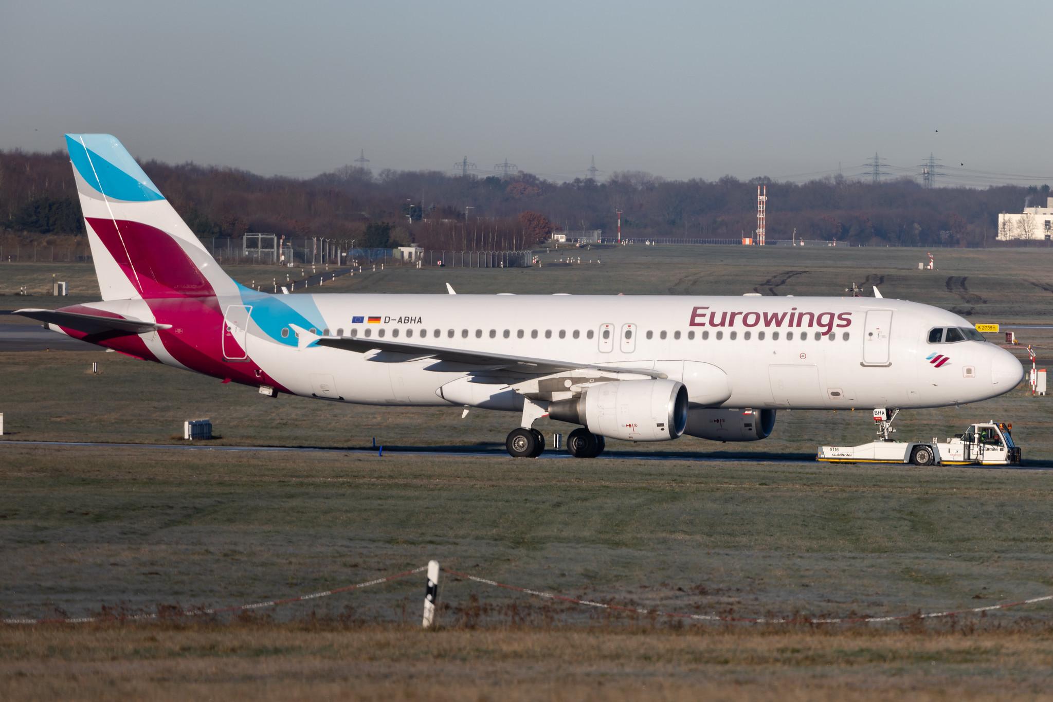 Hamburg Airport: Eurowings (EW / EWG) |  Airbus A320-214 A320 | D-ABHA | MSN 3540