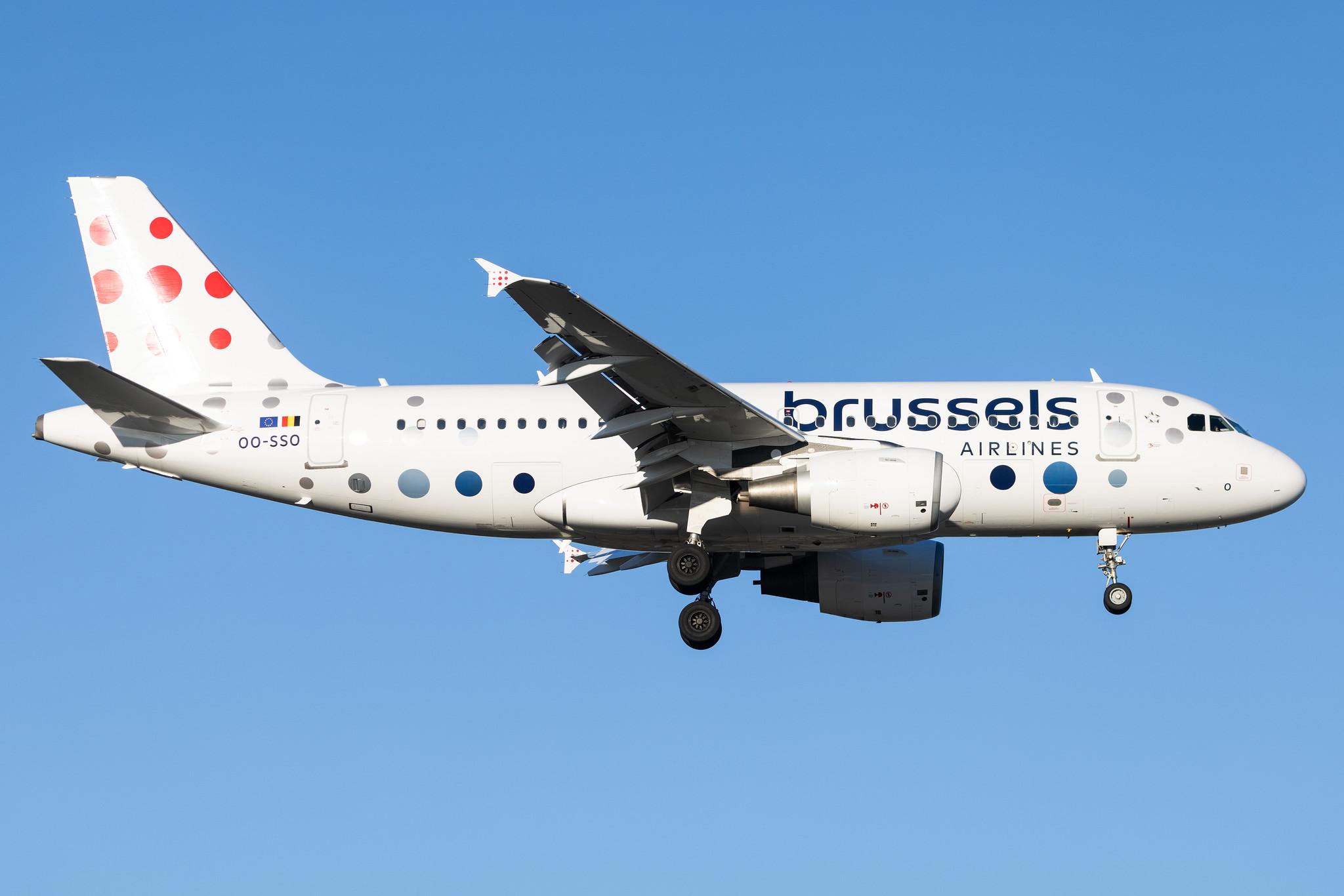 Hamburg Airport: Brussels Airlines (SN / BEL) |  Airbus A319-111 A319 | OO-SSO | MSN 2287