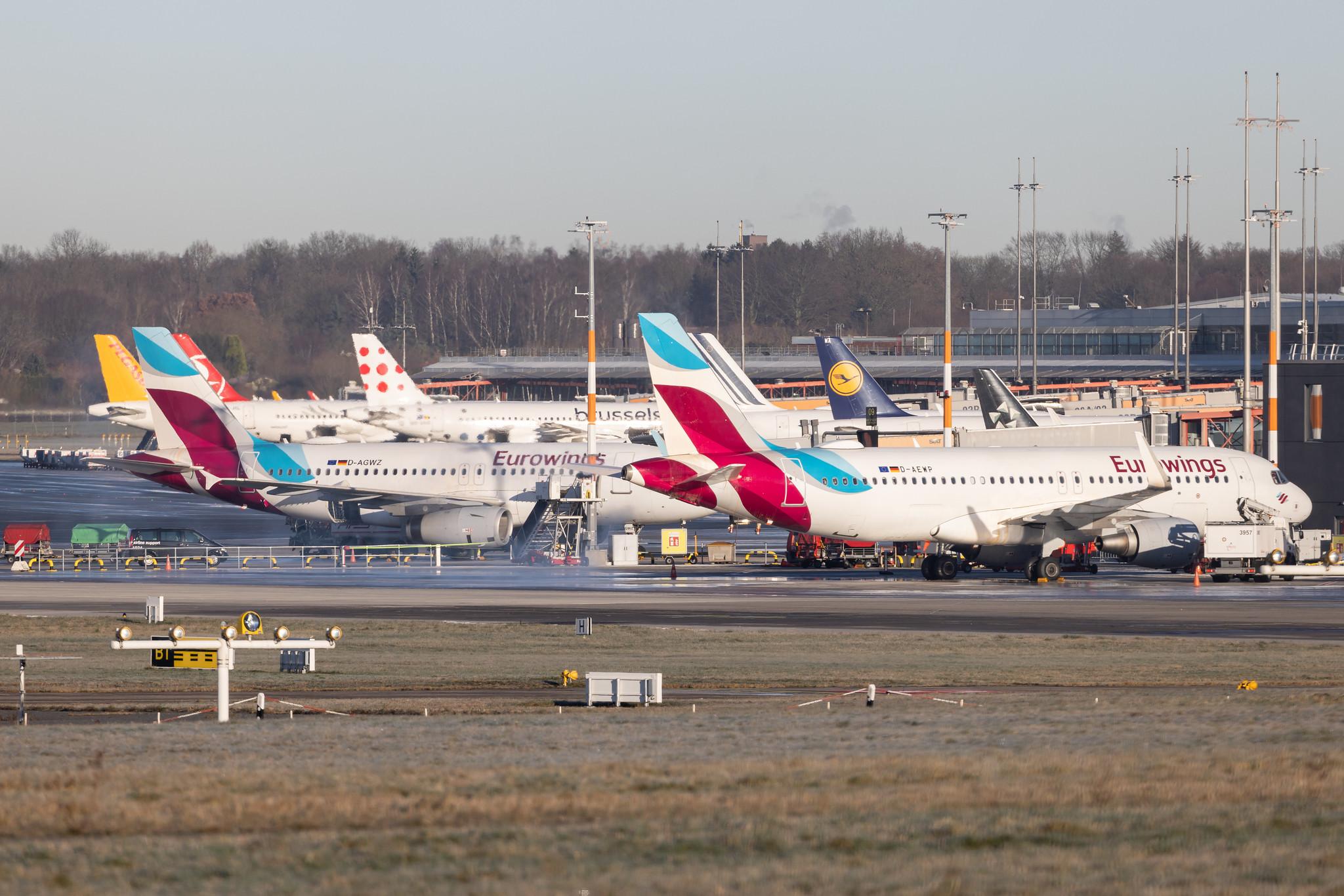 Hamburg Airport: Eurowings (EW / EWG) |  Airbus A320-214 A320 | D-AEWP | MSN 7377