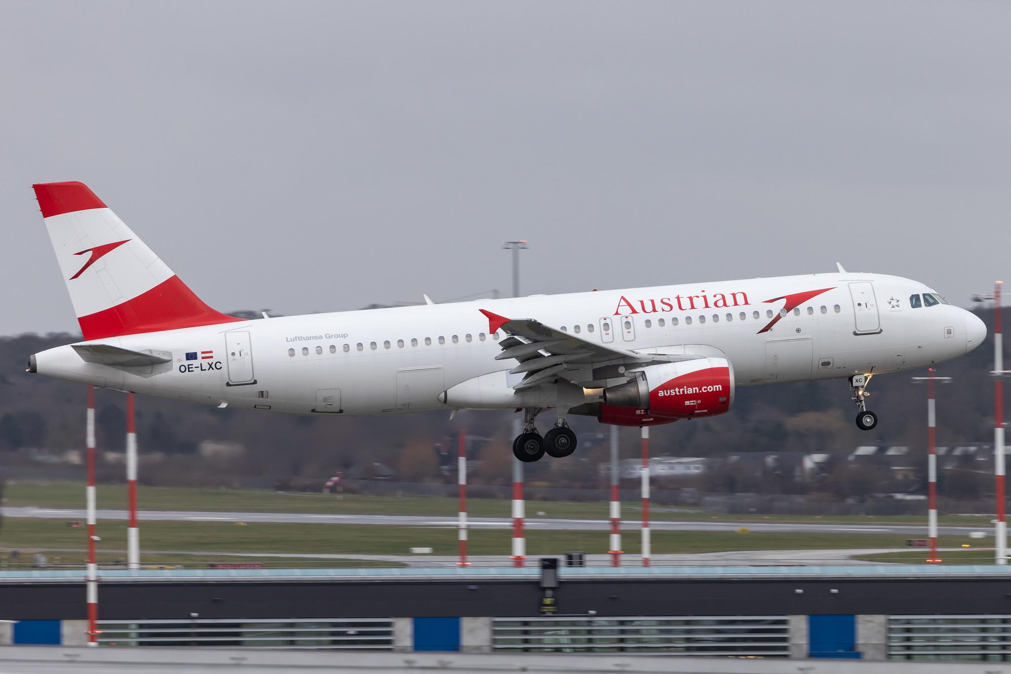 Hamburg Airport: Austrian Airlines (OS / AUA) |  Airbus A320-216 A320 | OE-LXC | MSN 3502