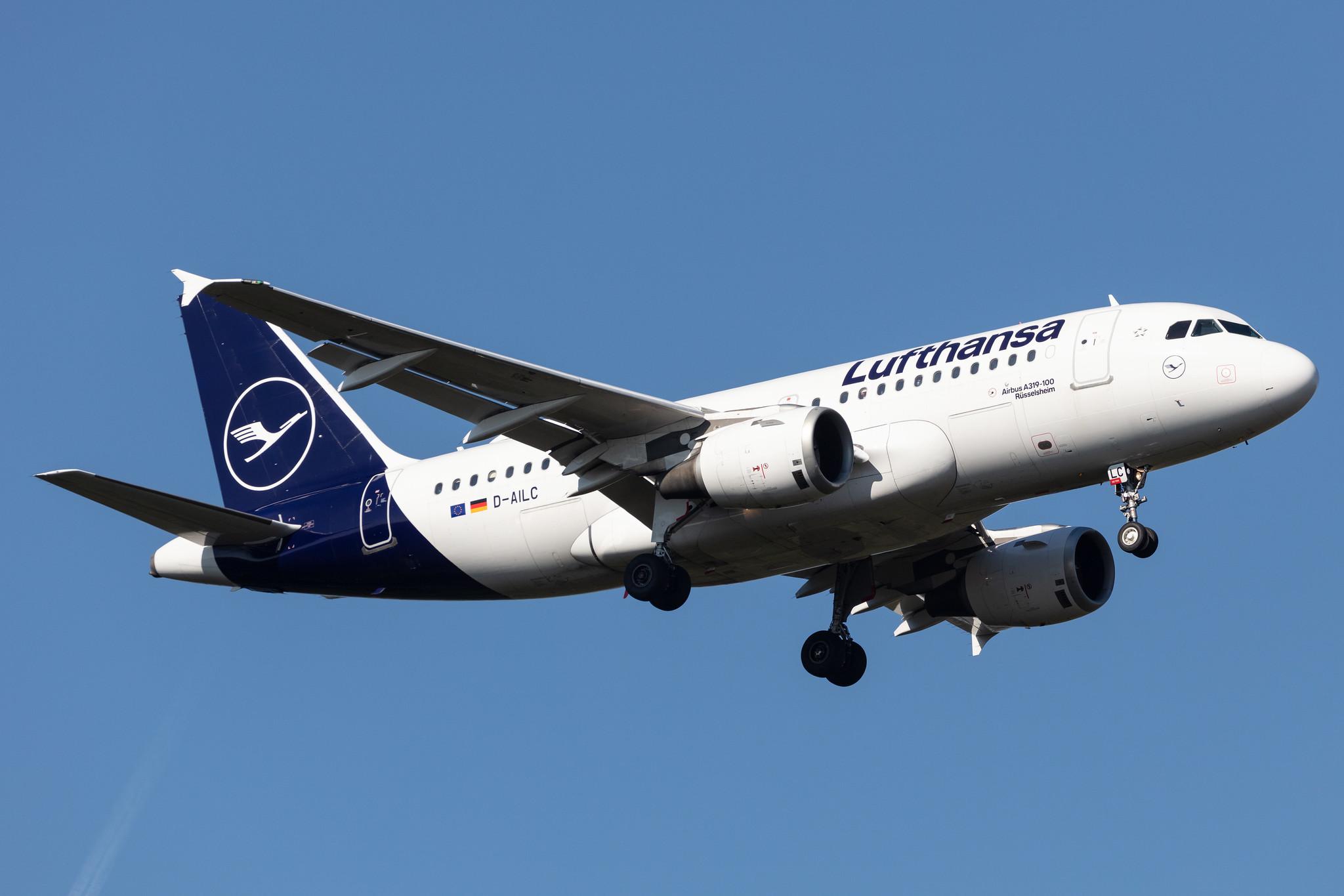 Frankfurt Airport: Lufthansa (LH / DLH) |  Airbus A319-114 A319 | D-AILC | MSN 0616