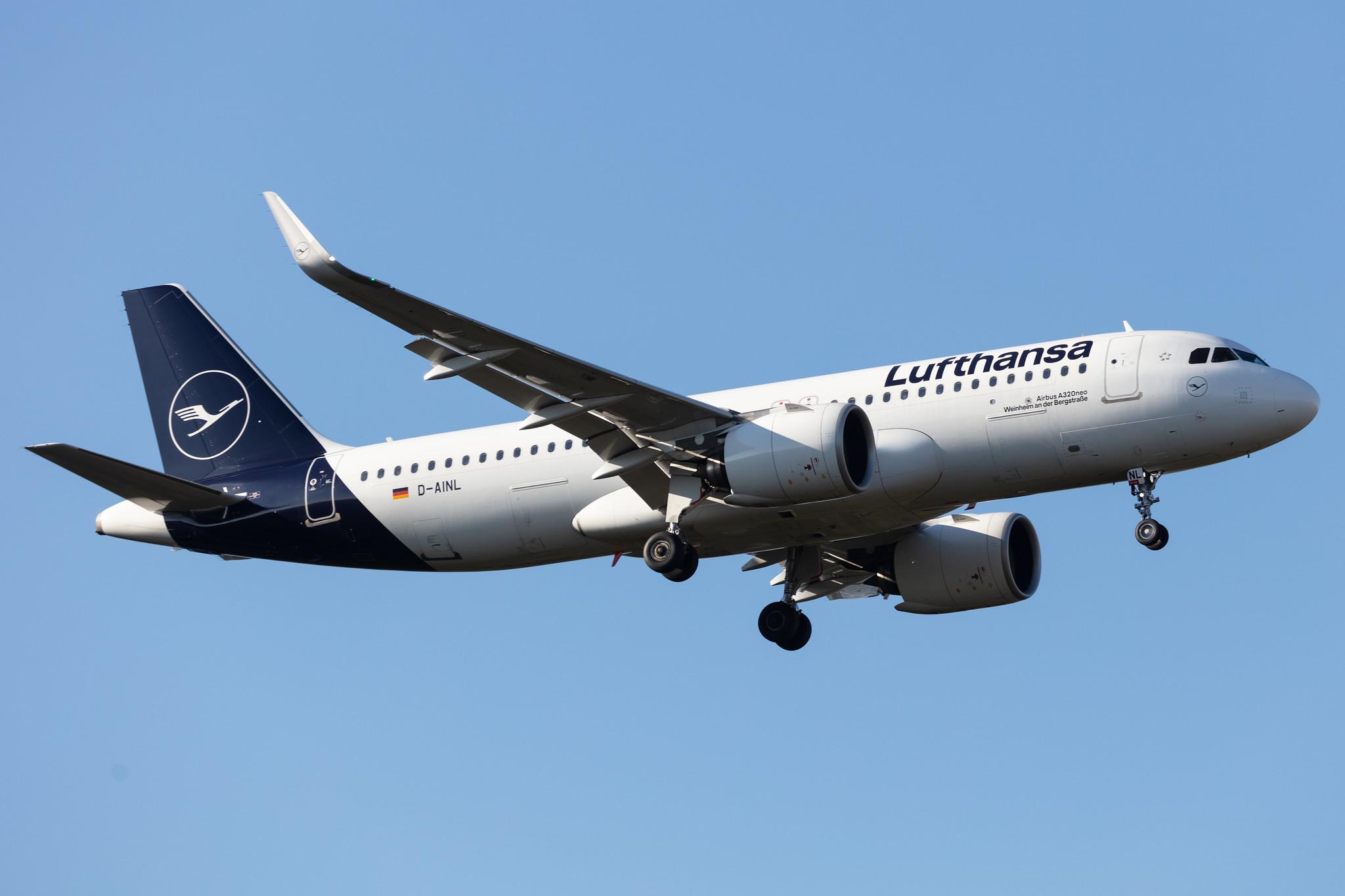 Frankfurt Airport: Lufthansa (LH / DLH) |  Airbus A320-271N A20N | D-AINL | MSN 8383