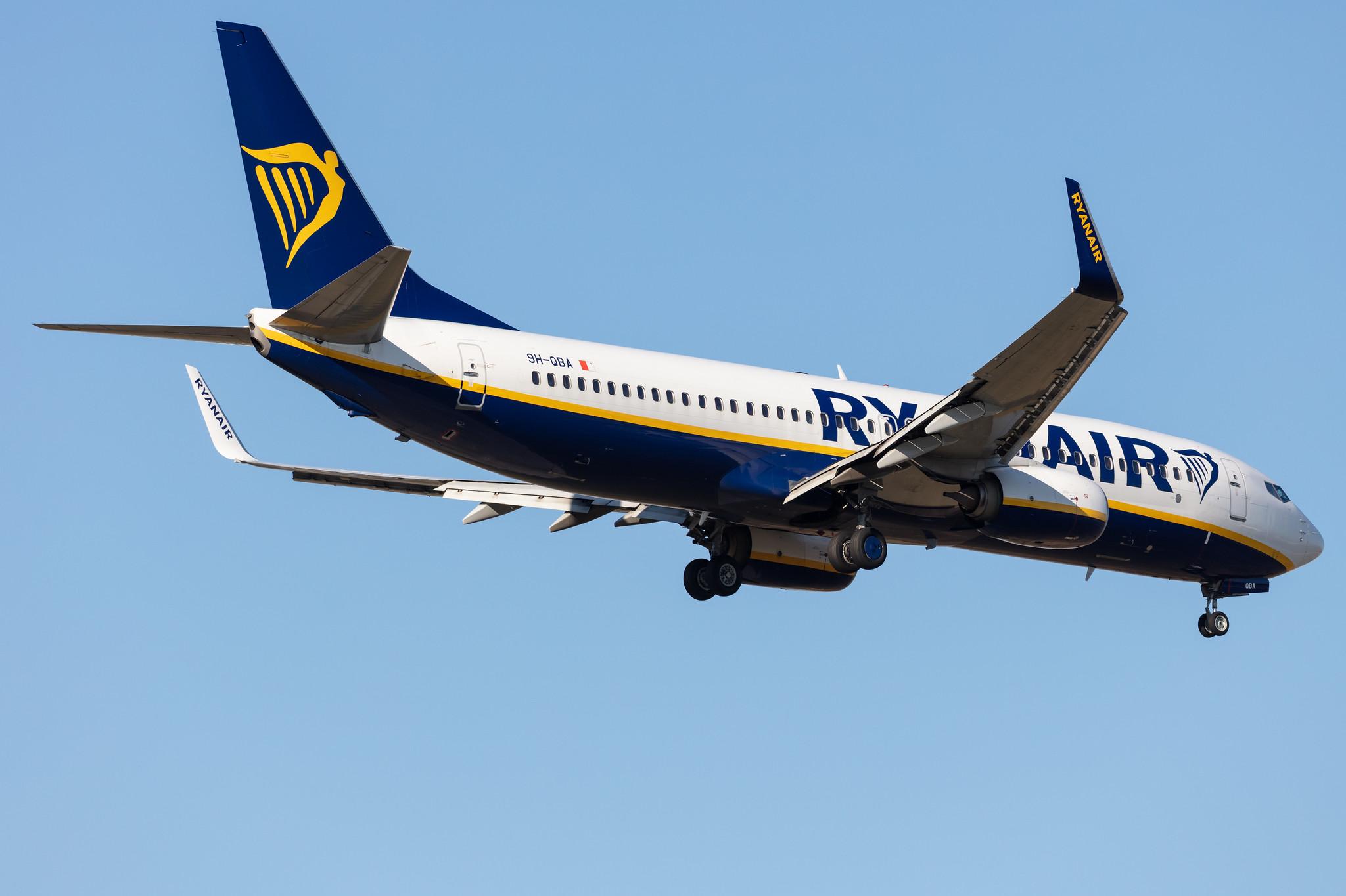 Frankfurt Airport: Ryanair (FR / RYR) | Operator: Malta Air |  Boeing 737-8AS B738 | 9H-QBA | MSN 44802