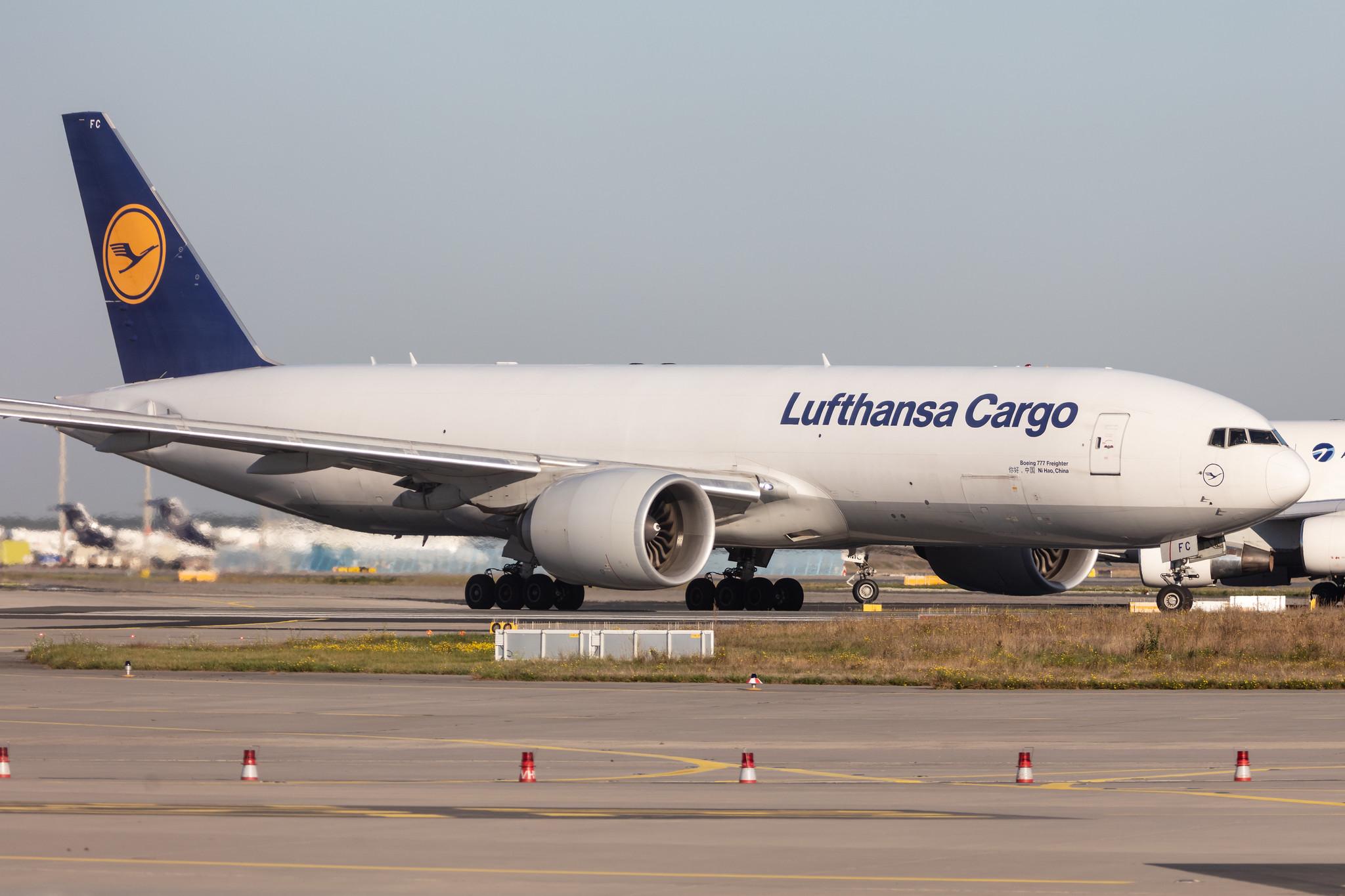 Frankfurt Airport: Lufthansa Cargo (/ GEC) |  Boeing 777-FBT B77L | D-ALFC | MSN 41676