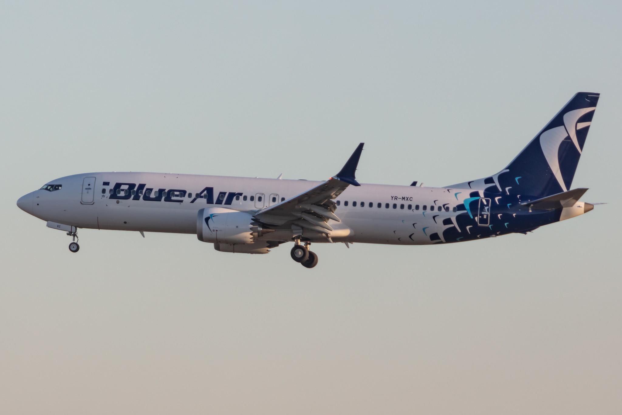 Frankfurt Airport: Blue Air (0B / BLA) |  Boeing 737 MAX 8 B38M | YR-MXC | MSN 43326