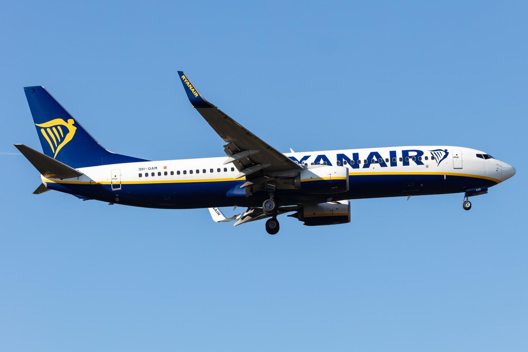 Frankfurt Airport: Ryanair (FR / RYR) | Operator: Malta Air |  Boeing 737-8AS B738 | 9H-QAM | MSN 44794