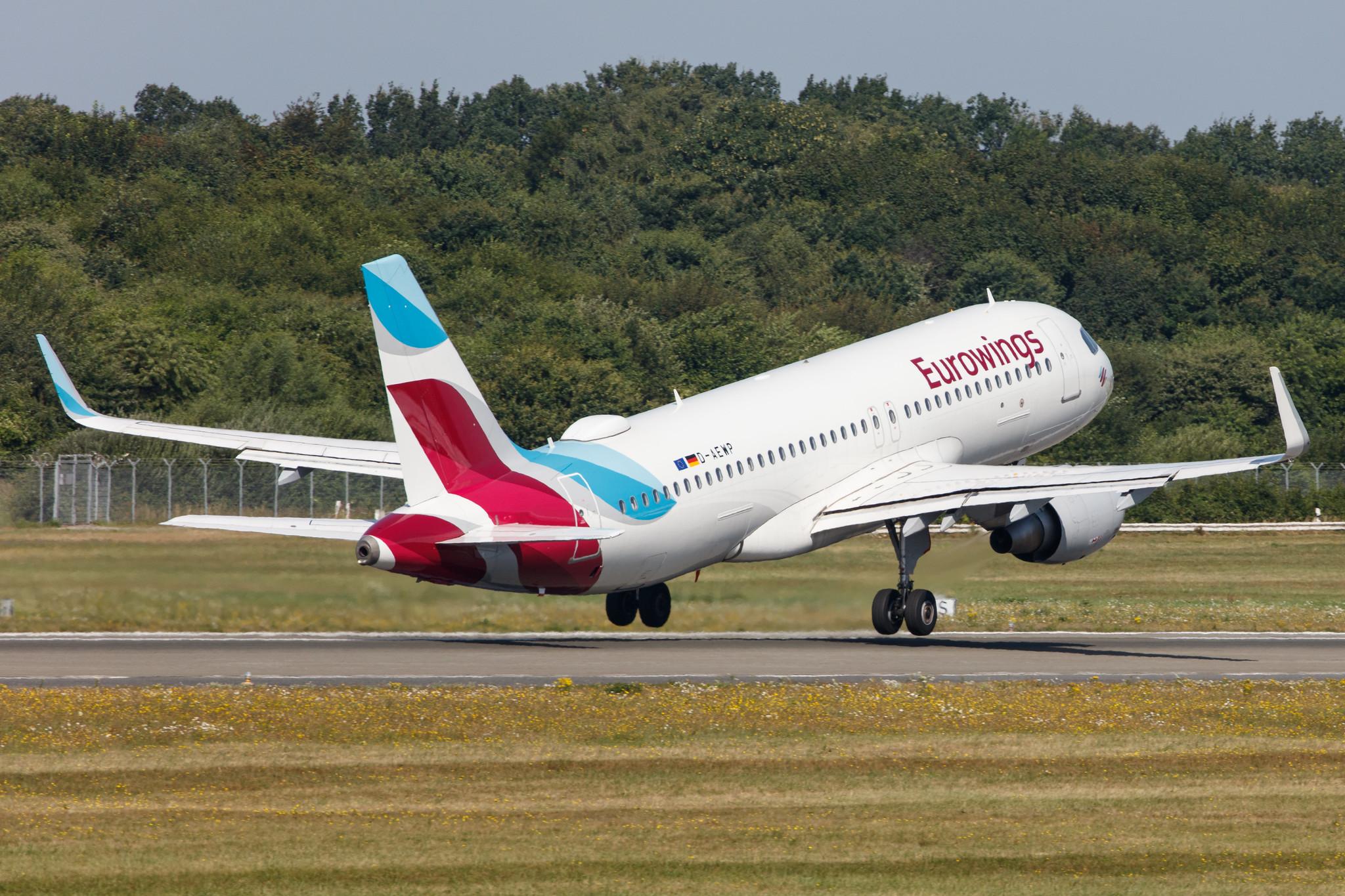Hamburg Airport: Eurowings (EW / EWG) |  Airbus A320-214 A320 | D-AEWP | MSN 7377