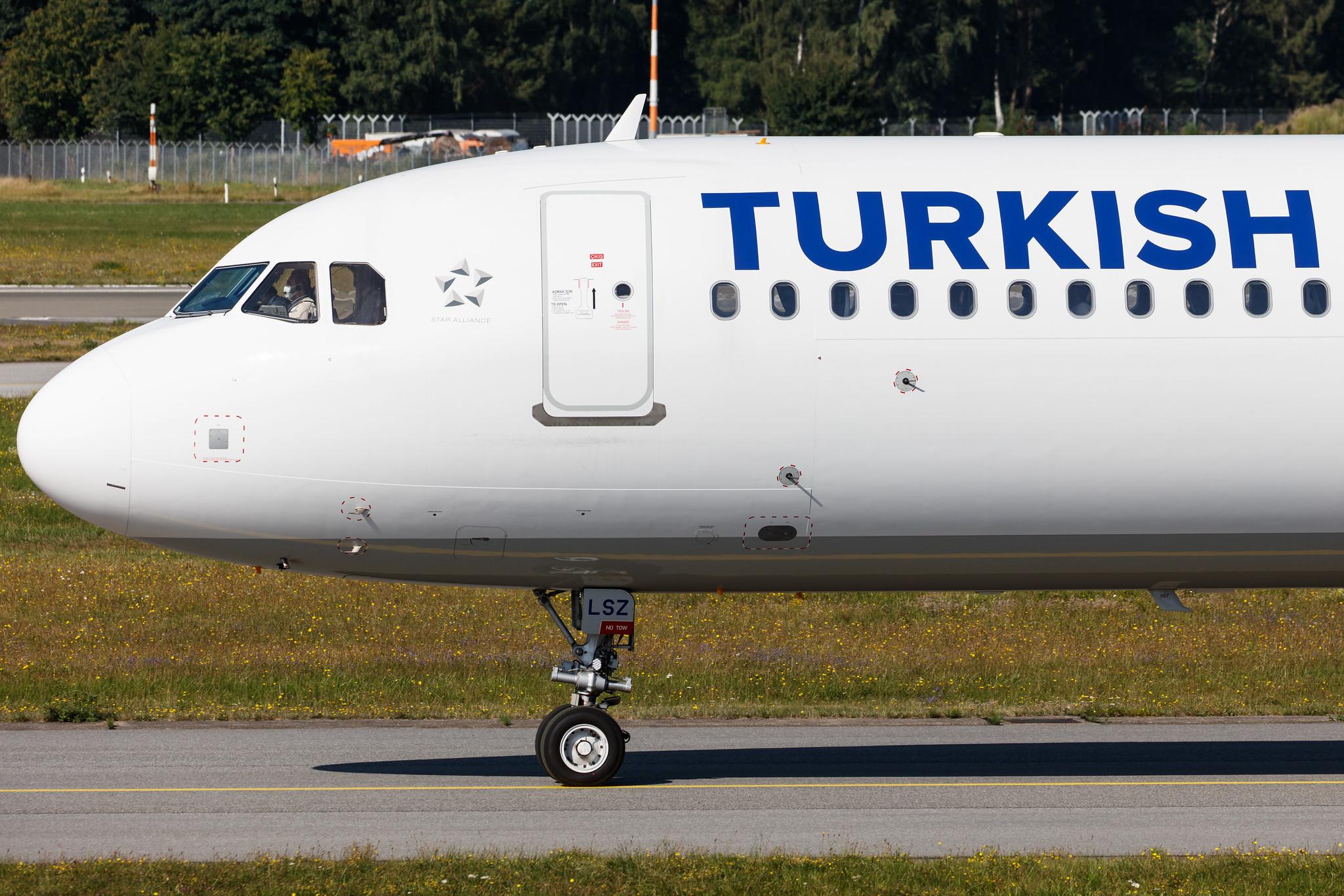 Hamburg Airport: Turkish Airlines (TK / THY) |  Airbus A321-271NX A21N | TC-LSZ | MSN 09452