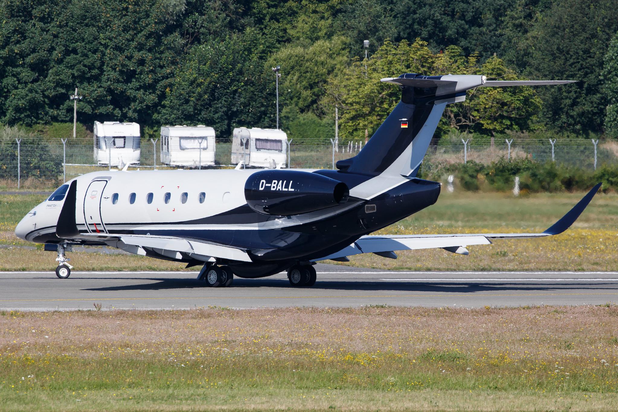 Hamburg Airport: Air Hamburg (/ AHO) |  Embraer Praetor 600 E550 | D-BALL | MSN 55020133