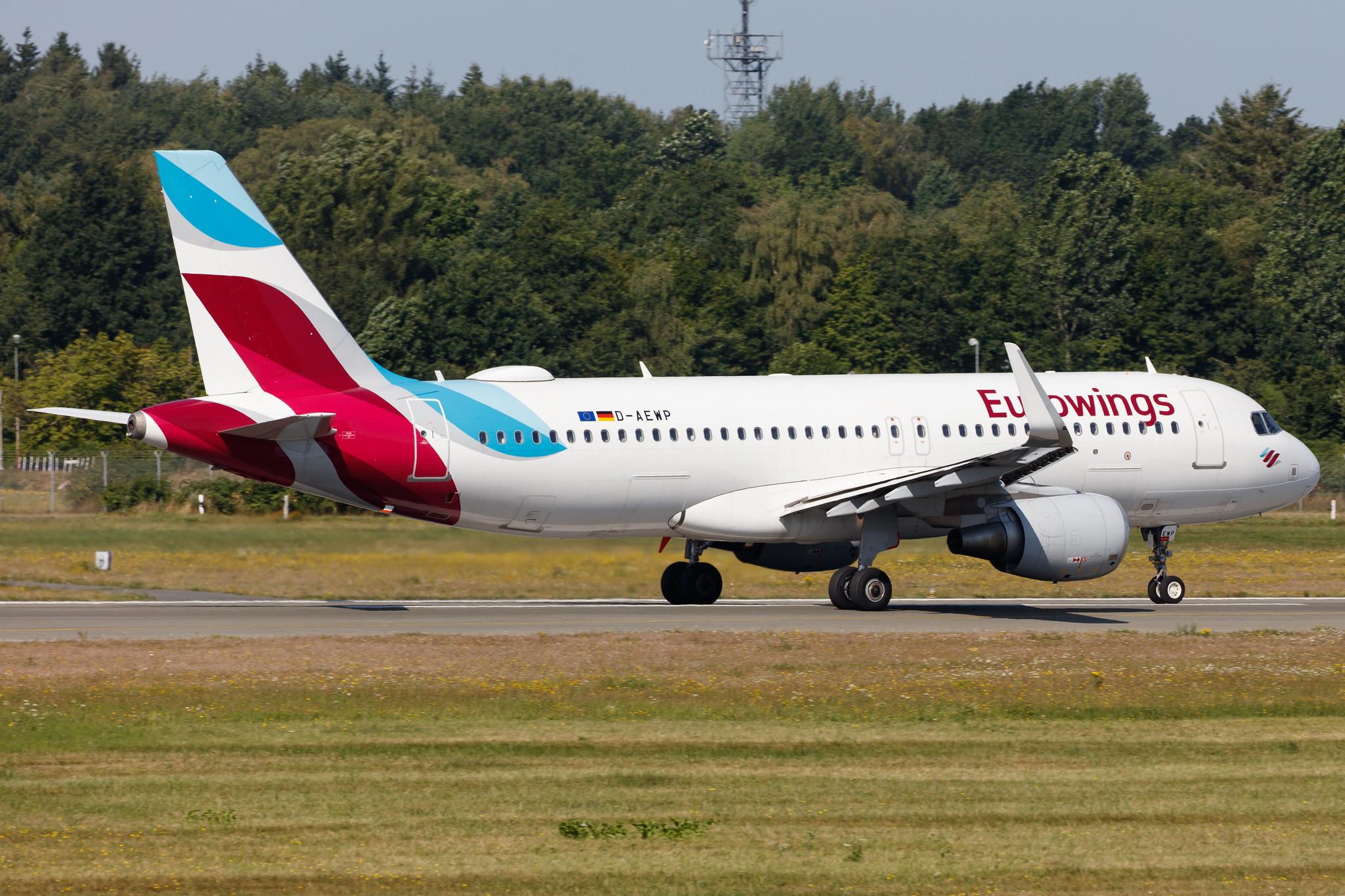 Hamburg Airport: Eurowings (EW / EWG) |  Airbus A320-214 A320 | D-AEWP | MSN 7377