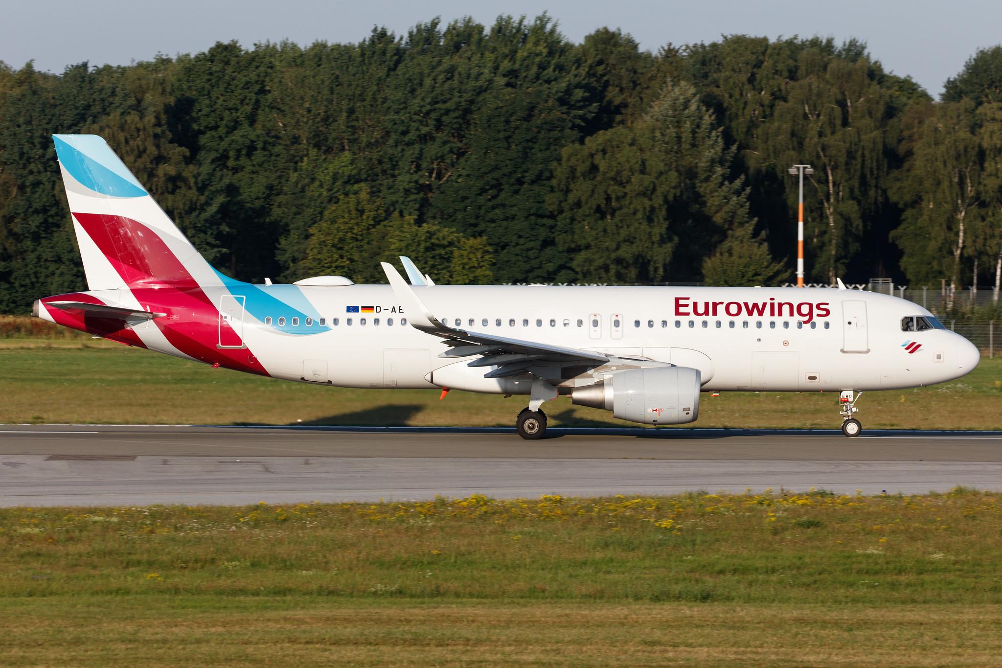 Hamburg Airport: Eurowings (EW / EWG) |  Airbus A320-214 A320 | D-AEWO | MSN 7394