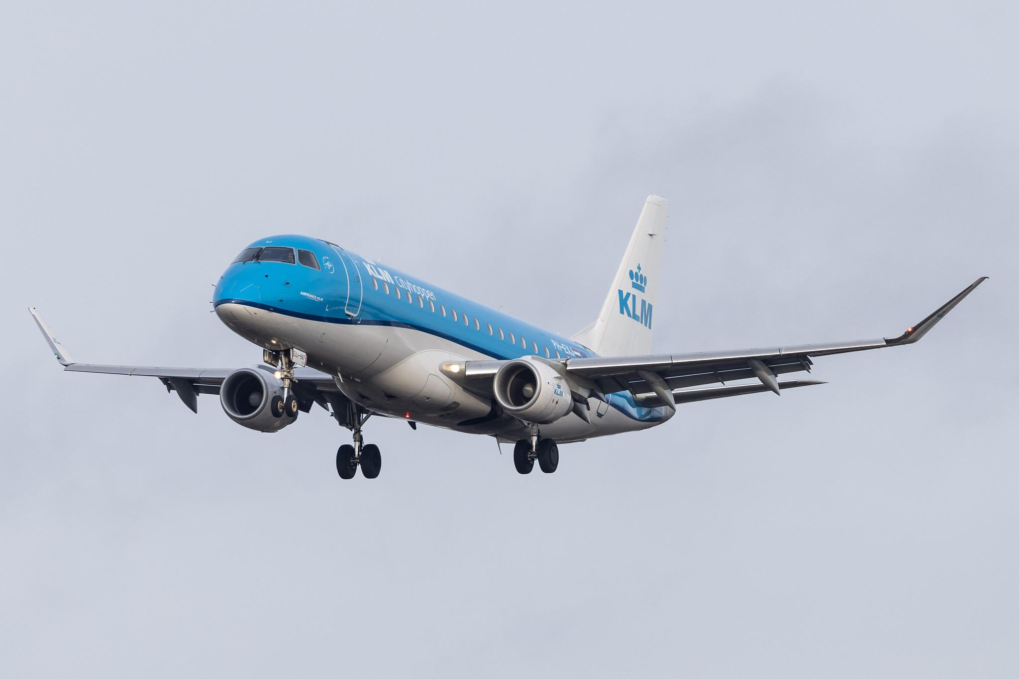Hamburg Airport: KLM (KL / KLM) | Operator: KLM Cityhopper |  Embraer E175STD E75L | PH-EXJ | MSN 17000597
