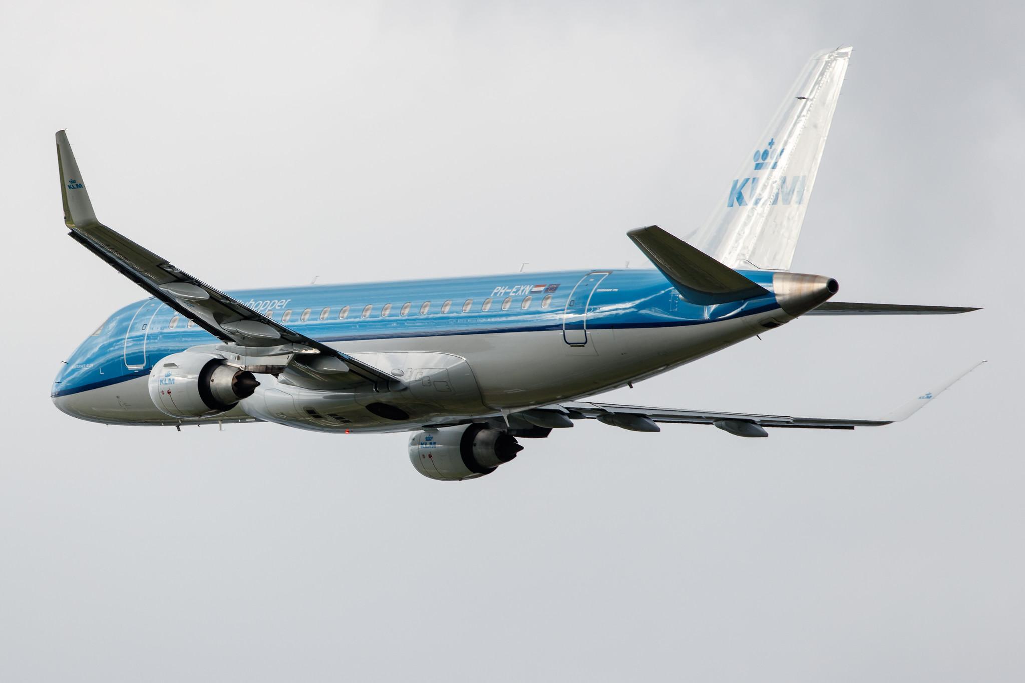 Hamburg Airport: KLM (KL / KLM) | Operator: KLM Cityhopper |  Embraer E175STD E75L | PH-EXN | MSN 17000659