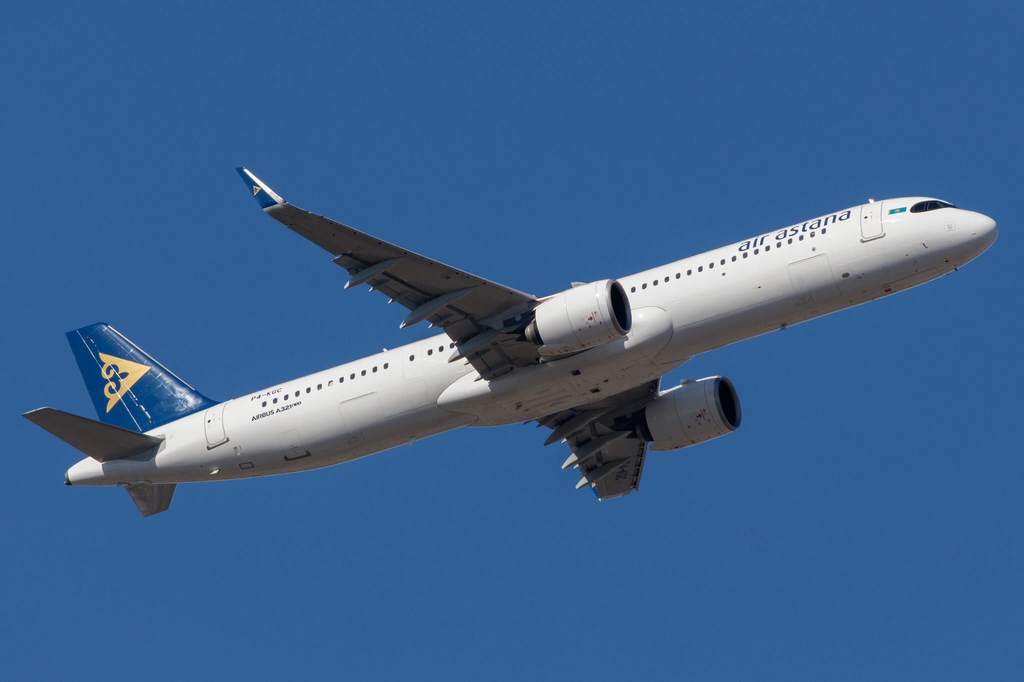Frankfurt Airport: Air Astana (KC / KZR) |  Airbus A321-271NX A21N | P4-KGC | MSN 09080