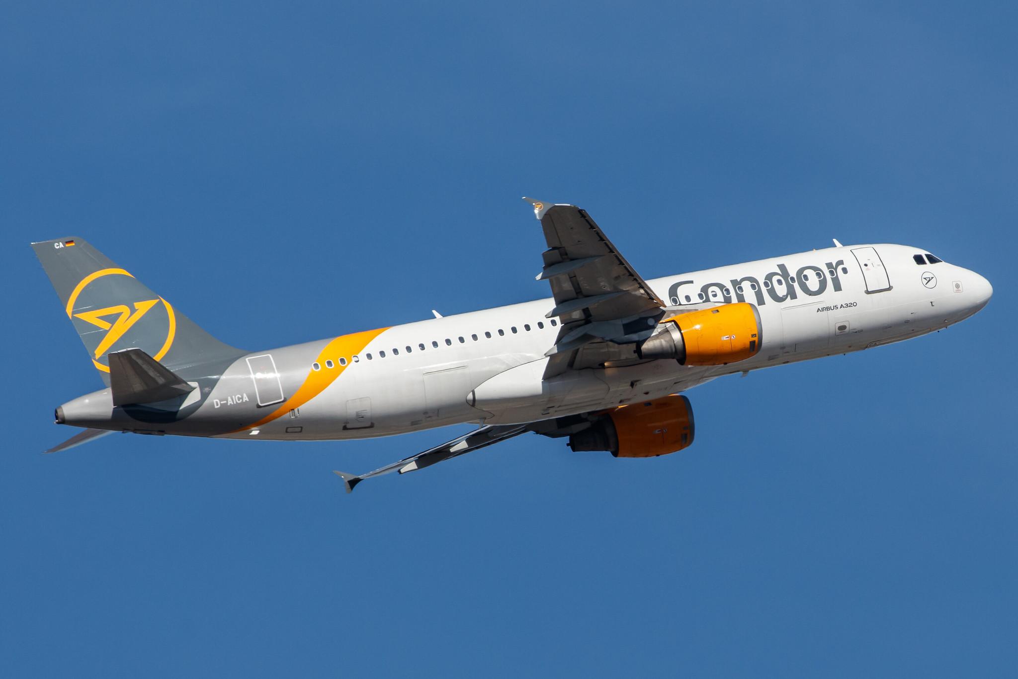 Frankfurt Airport: Condor (DE / CFG) |  Airbus A320-212 A320 | D-AICA | MSN 0774