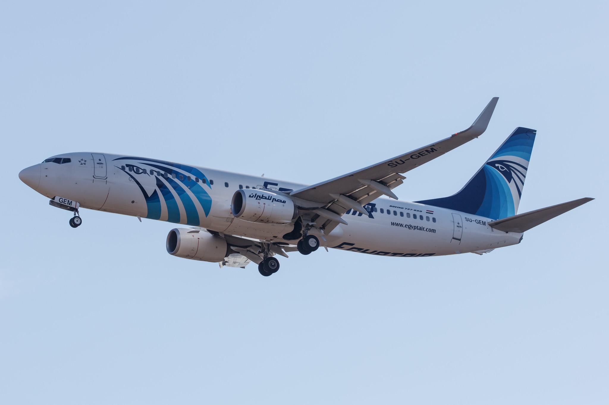 Frankfurt Airport: EgyptAir (MS / MSR) |  Boeing 737-866 B738 | SU-GEM | MSN 63805
