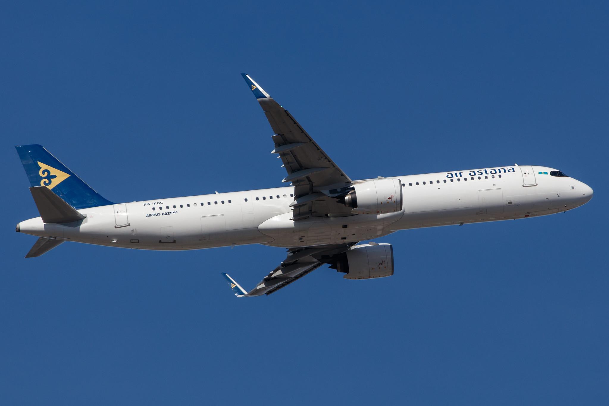 Frankfurt Airport: Air Astana (KC / KZR) |  Airbus A321-271NX A21N | P4-KGC | MSN 09080