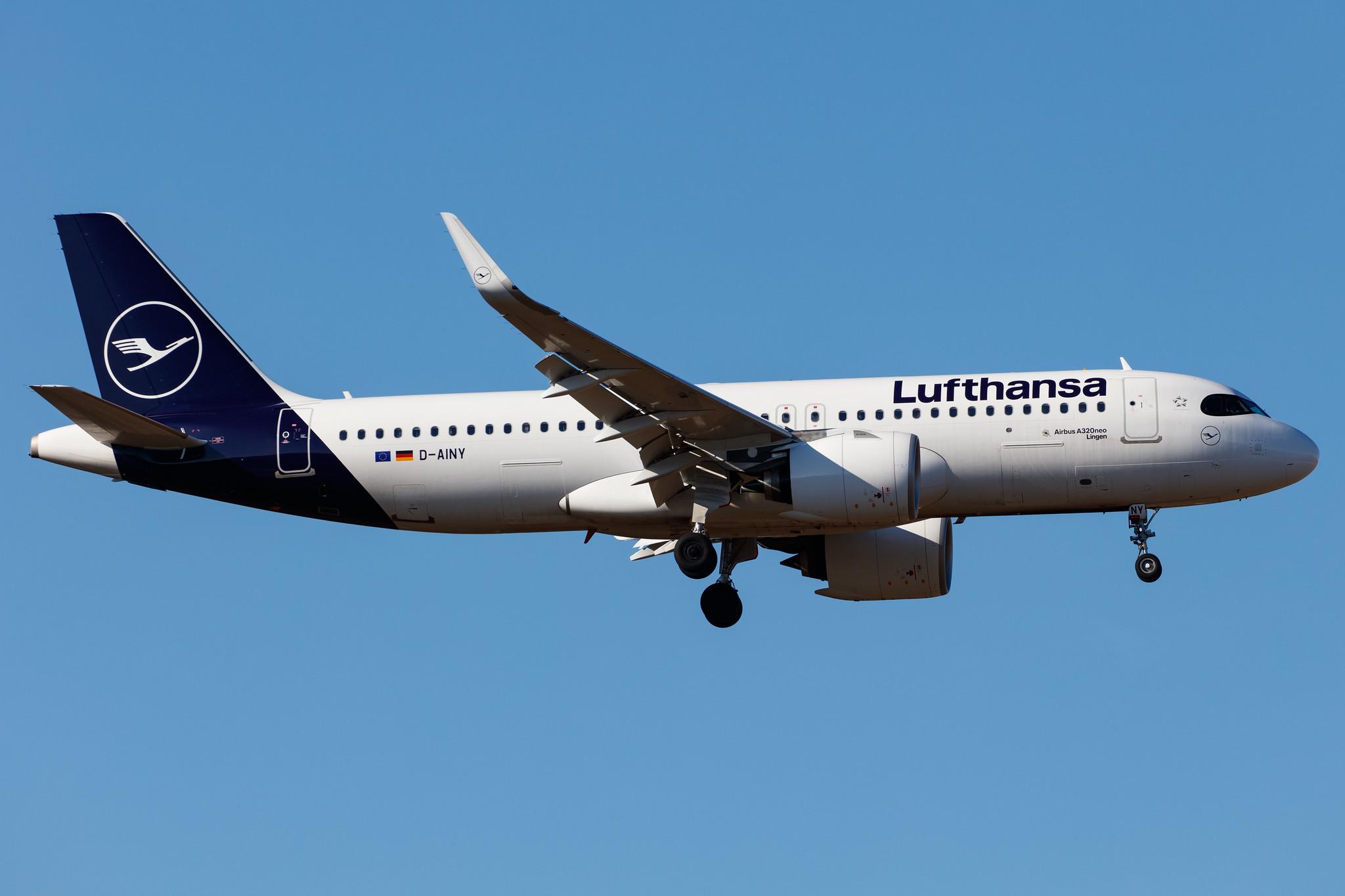 Frankfurt Airport: Lufthansa (LH / DLH) |  Airbus A320-271N A20N | D-AINY | MSN 9453