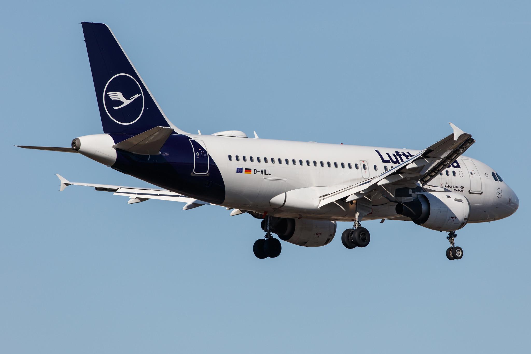 Frankfurt Airport: Lufthansa (LH / DLH) |  Airbus A319-114 A319 | D-AILL | MSN 0689