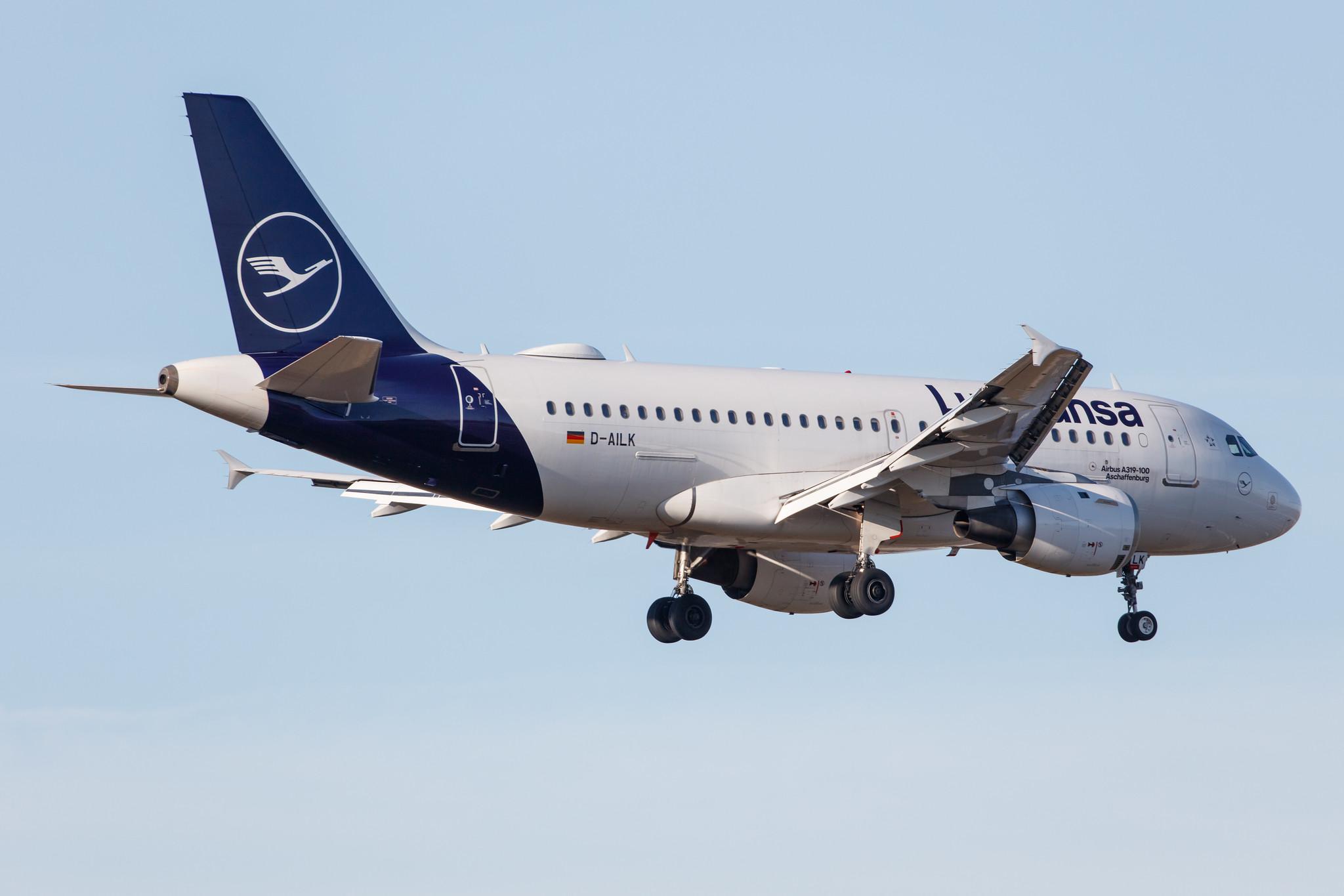 Frankfurt Airport: Lufthansa (LH / DLH) |  Airbus A319-114 A319 | D-AILK | MSN 0679