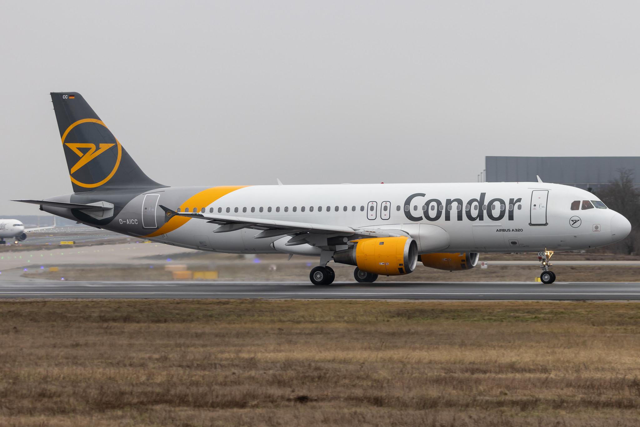 Frankfurt Airport: Condor (DE / CFG) |  Airbus A320-212 A320 | D-AICC | MSN 0809