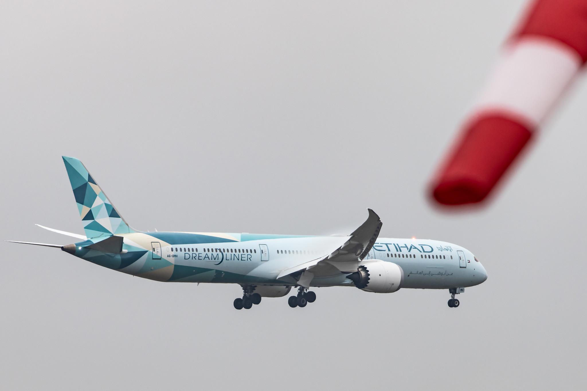 Frankfurt Airport: Etihad (EY / ETD) |  Livery: Greenliner Livery | Operator: Etihad Airways |  Boeing 787-10 Dreamliner B78X | A6-BMH | MSN 60765