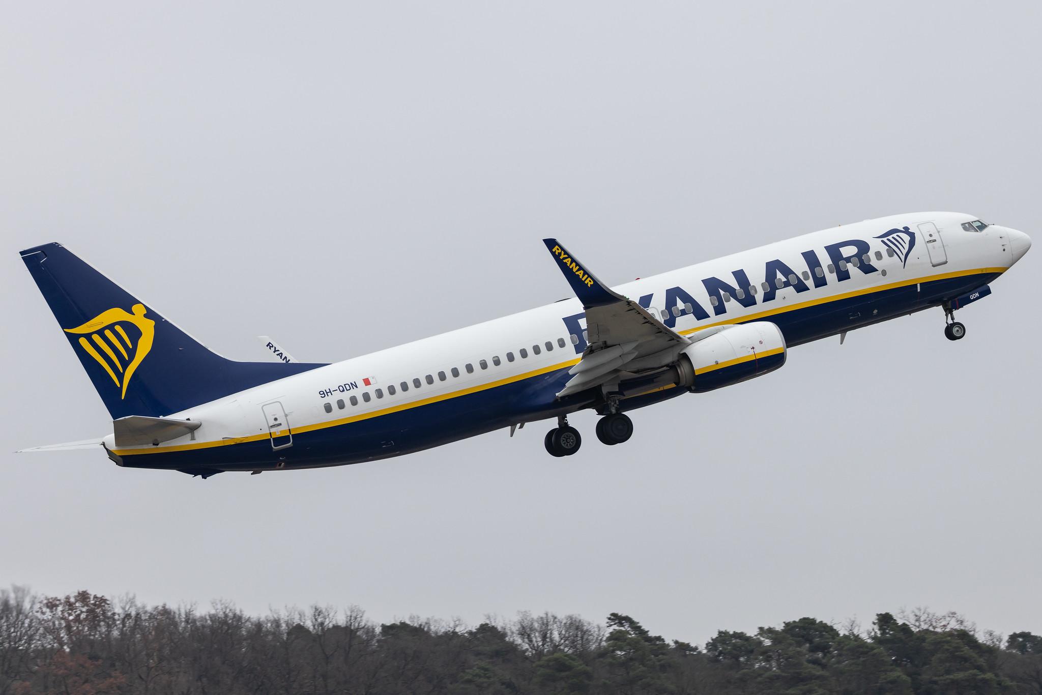 Frankfurt Airport: Ryanair (FR / RYR) | Operator: Malta Air |  Boeing 737-8AS B738 | 9H-QDN | MSN 44763