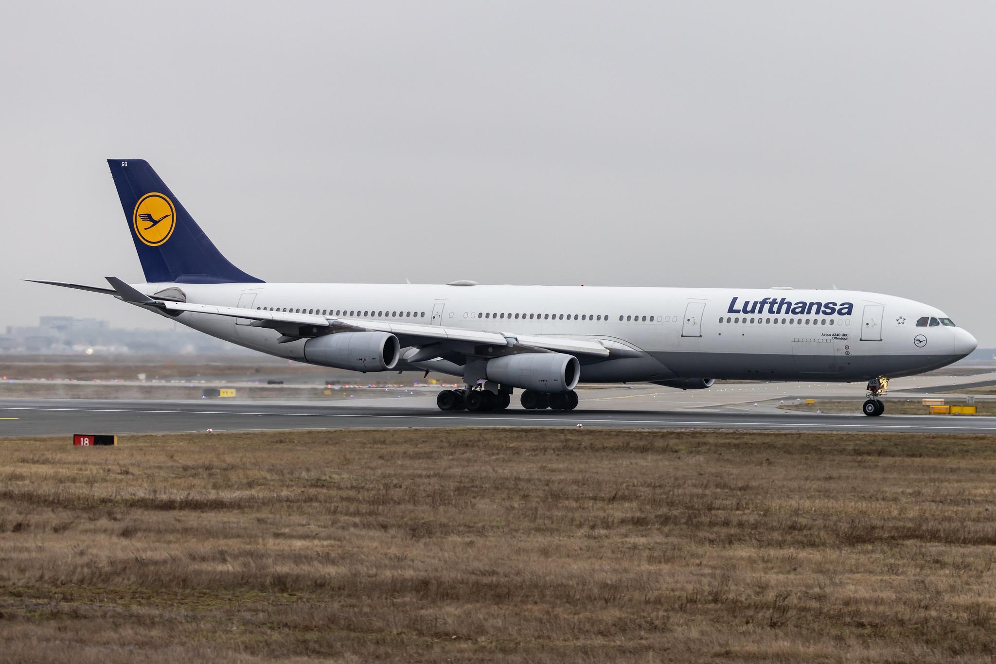 Frankfurt Airport: Lufthansa (LH / DLH) |  Airbus A340-313 A343 | D-AIGO | MSN 0233