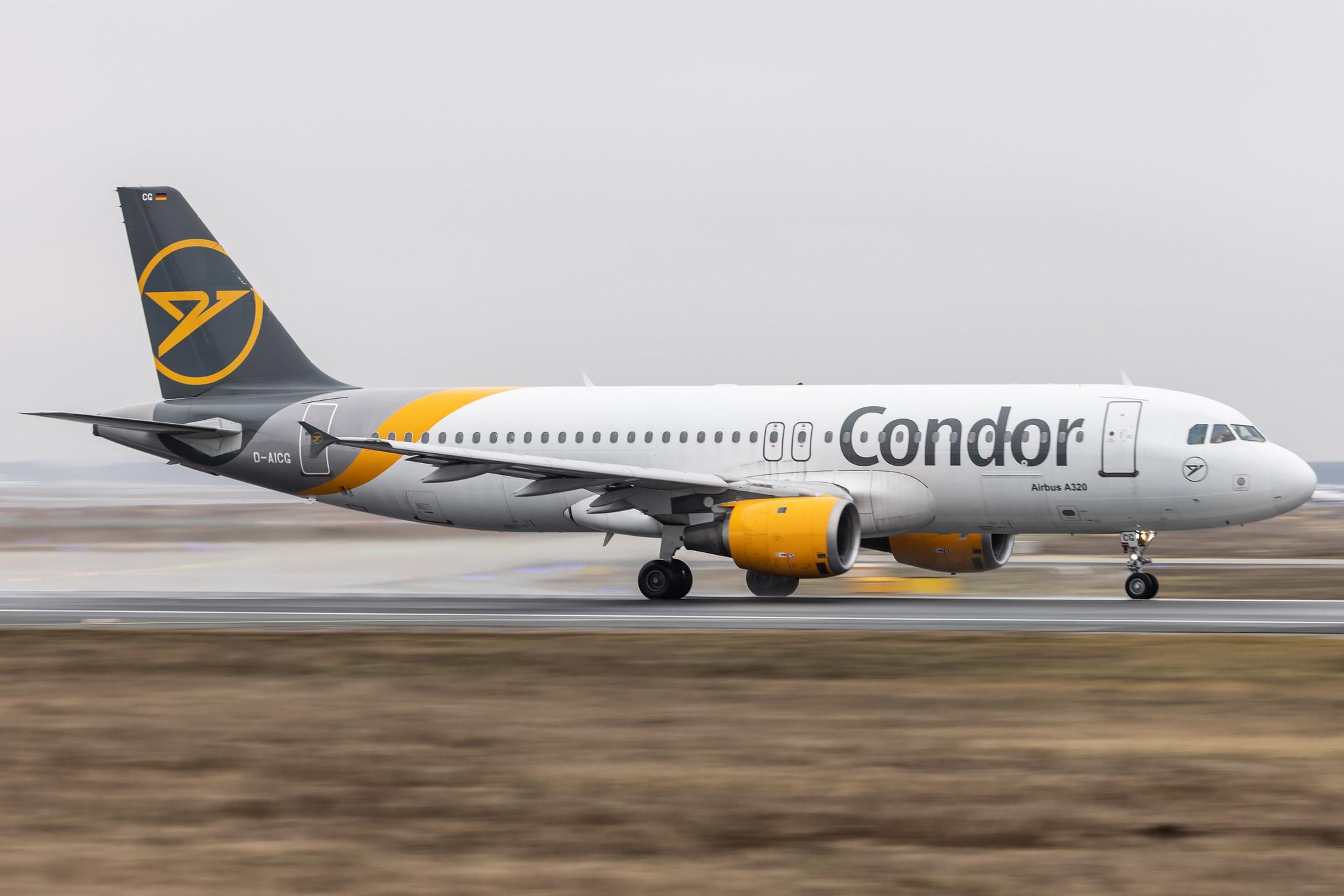 Frankfurt Airport: Condor (DE / CFG) |  Airbus A320-212 A320 | D-AICG | MSN 0957