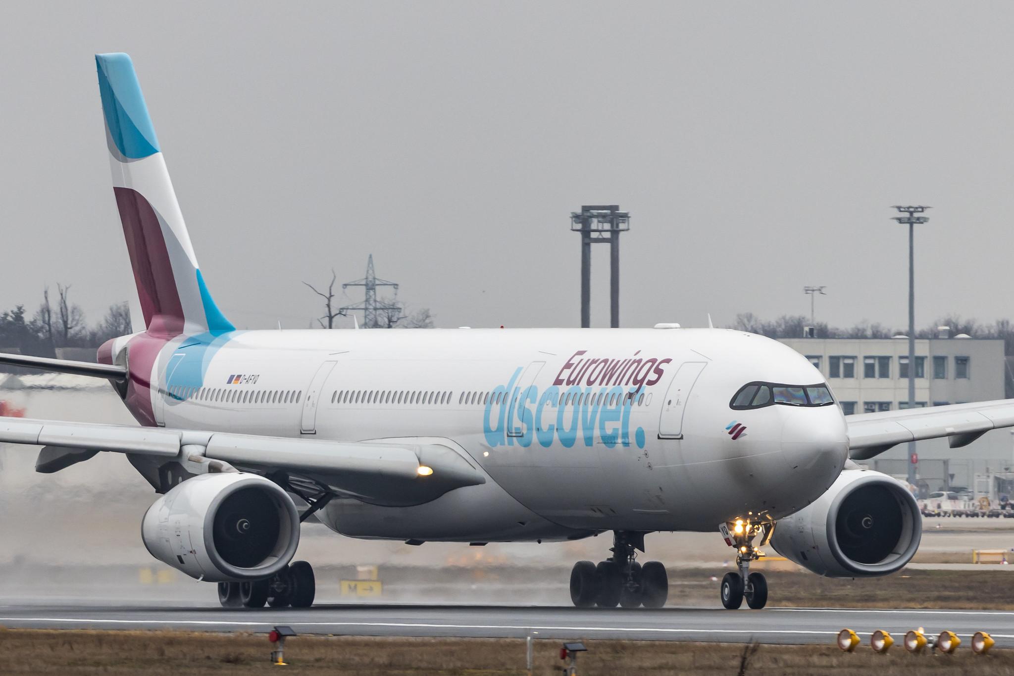 Frankfurt Airport: Eurowings Discover (4Y / OCN) |  Airbus A330-343 A333 | D-AFYQ | MSN 1193