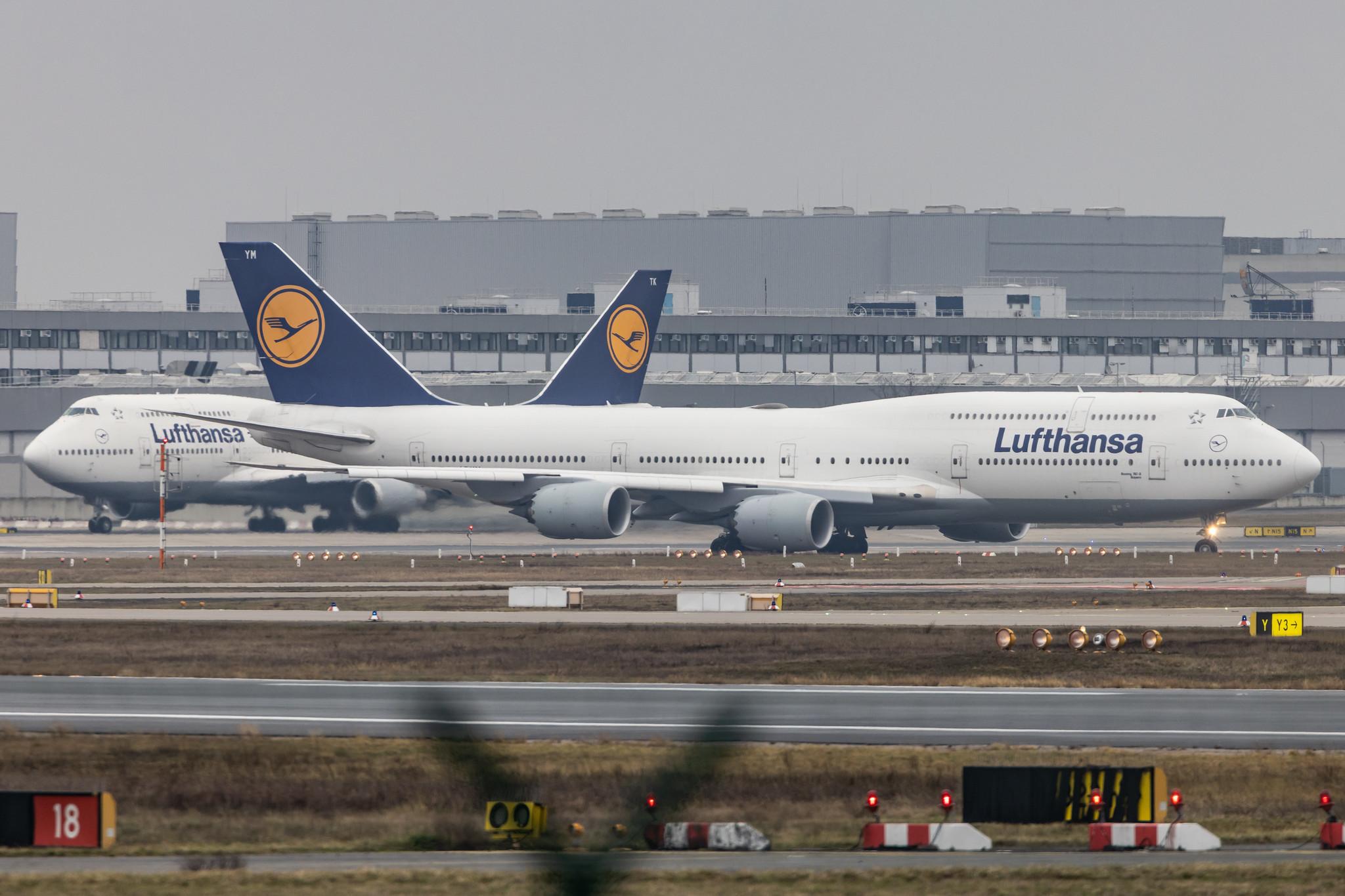 Frankfurt Airport: Lufthansa (LH / DLH) |  Boeing 747-830 B748 | D-ABYM | MSN 37837