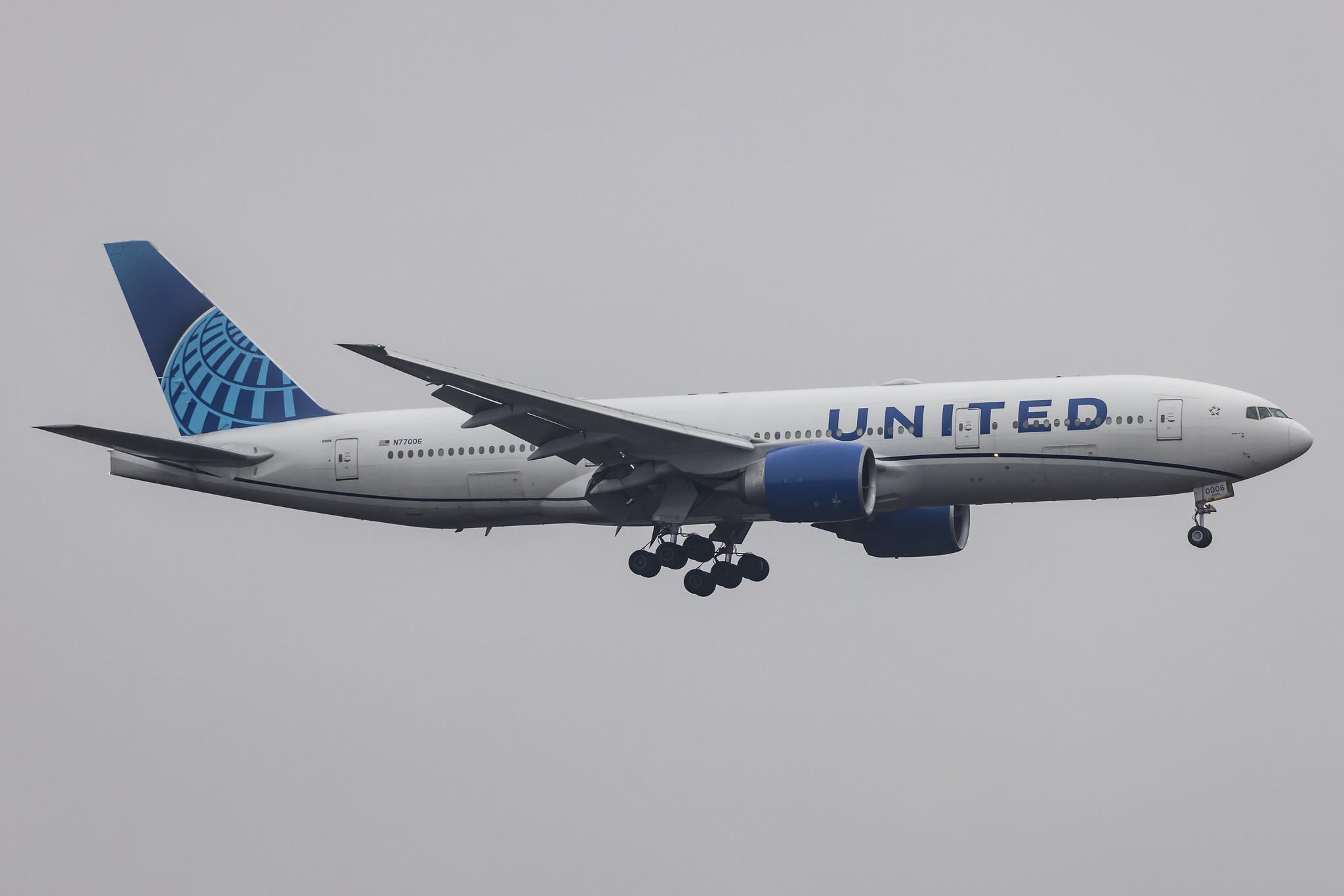 Frankfurt Airport: United Airlines (UA / UAL) |  Boeing 777-224(ER) B772 | N77006 | MSN 29476
