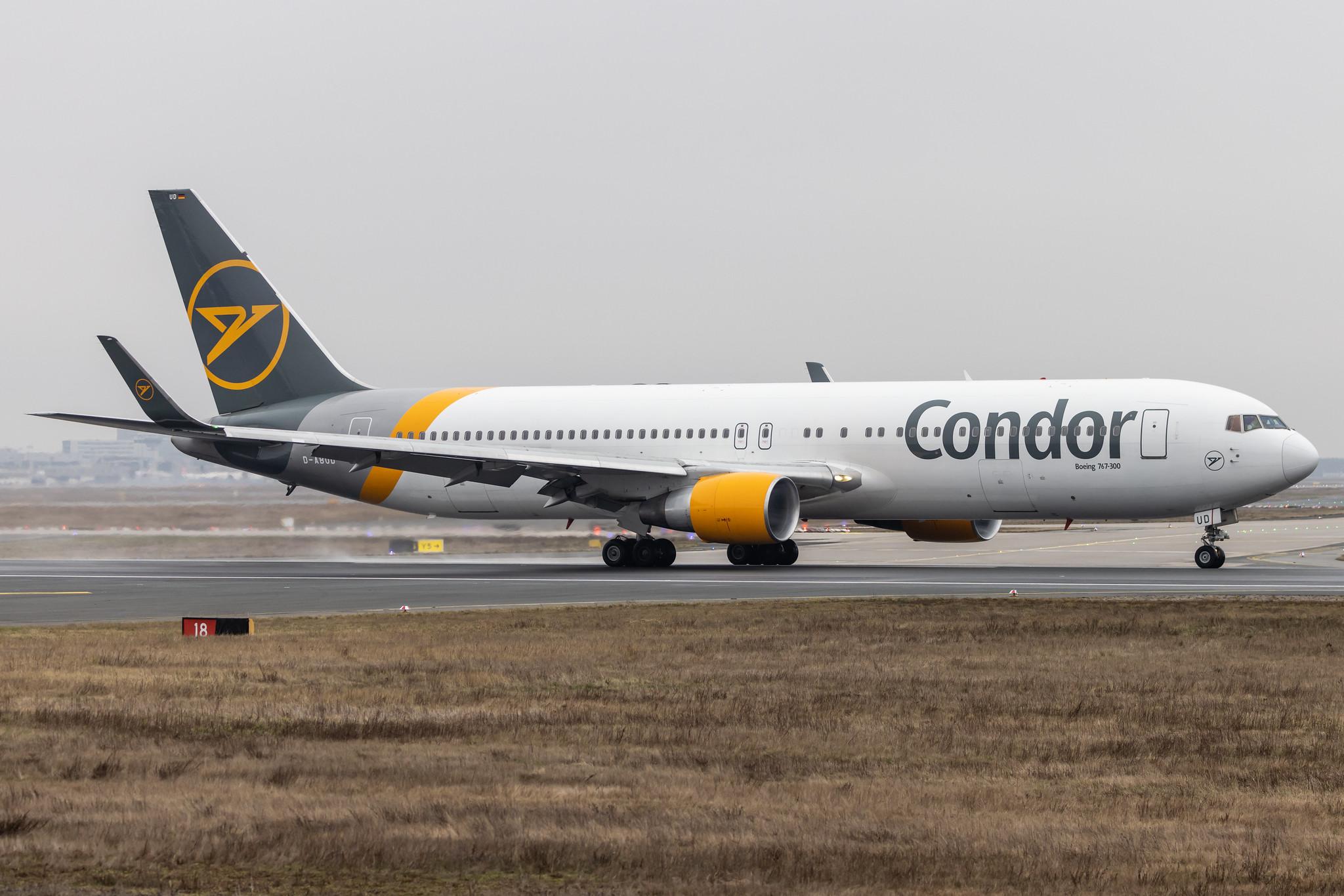 Frankfurt Airport: Condor (DE / CFG) |  Boeing 767-330(ER) B763 | D-ABUD | MSN 26983