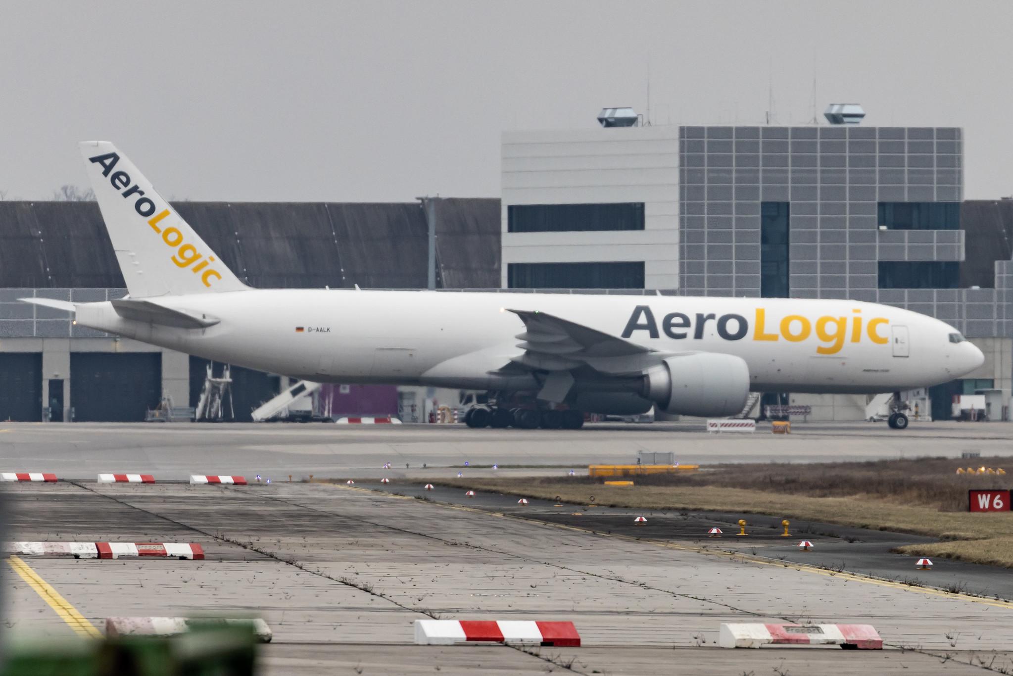 Frankfurt Airport: AeroLogic (3S / BOX) |  Boeing 777-F B77L | D-AALK | MSN 66164