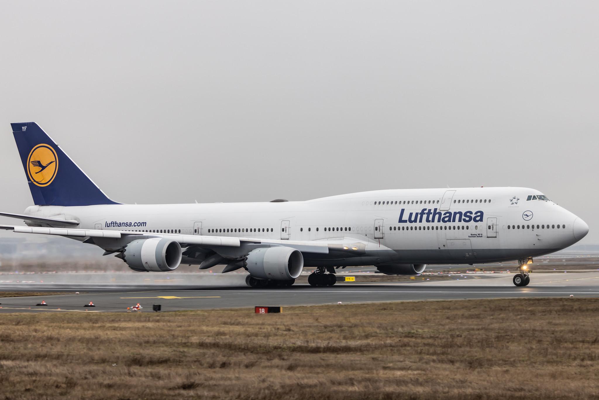 Frankfurt Airport: Lufthansa (LH / DLH) |  Boeing 747-830 B748 | D-ABYF | MSN 37830
