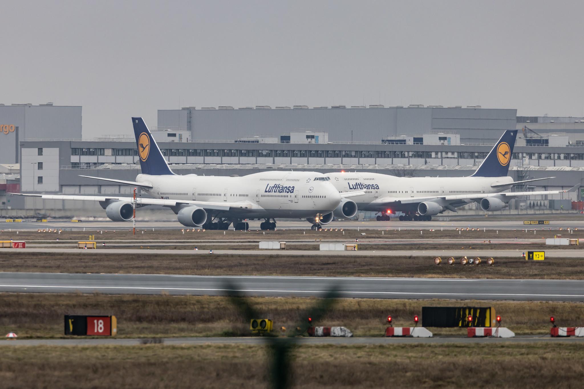 Frankfurt Airport: Lufthansa (LH / DLH) |  Boeing 747-830 B748 | D-ABYM | MSN 37837