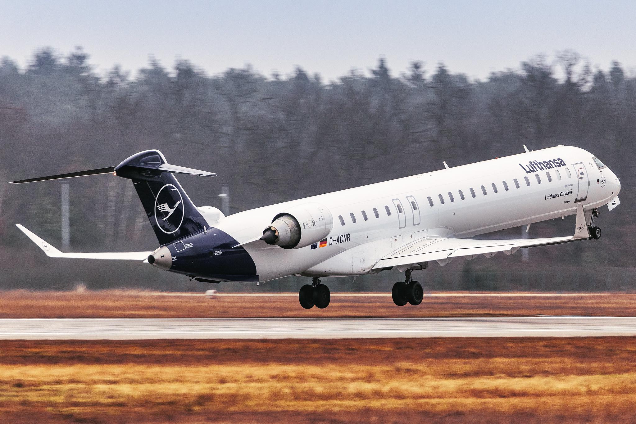 Frankfurt Airport: Lufthansa (LH / DLH) | Operator: Lufthansa CityLine |  Mitsubishi CRJ-900LR CRJ9 | D-ACNR | MSN 15263