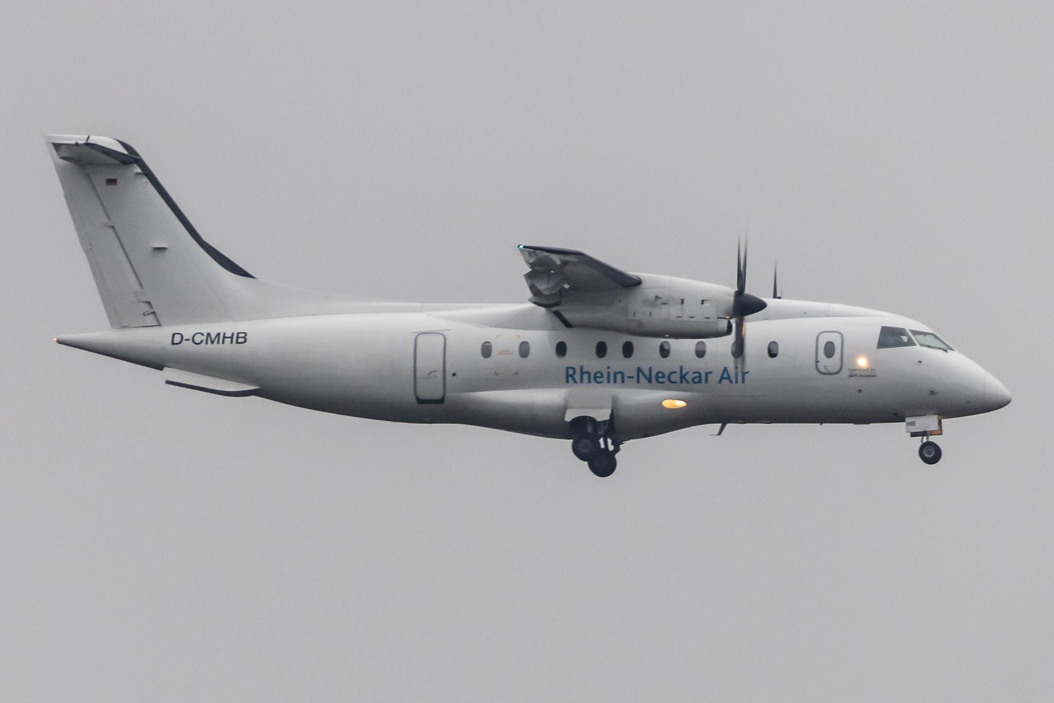 Frankfurt Airport: Rhein-Neckar Air (M2 / MHV) | Operator: MHS Aviation |  Dornier 328-110 D328 | D-CMHB | MSN 3110