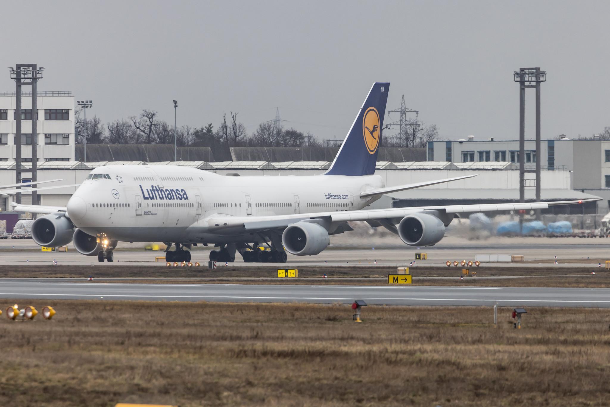 Frankfurt Airport: Lufthansa (LH / DLH) |  Boeing 747-830 B748 | D-ABYD | MSN 37829